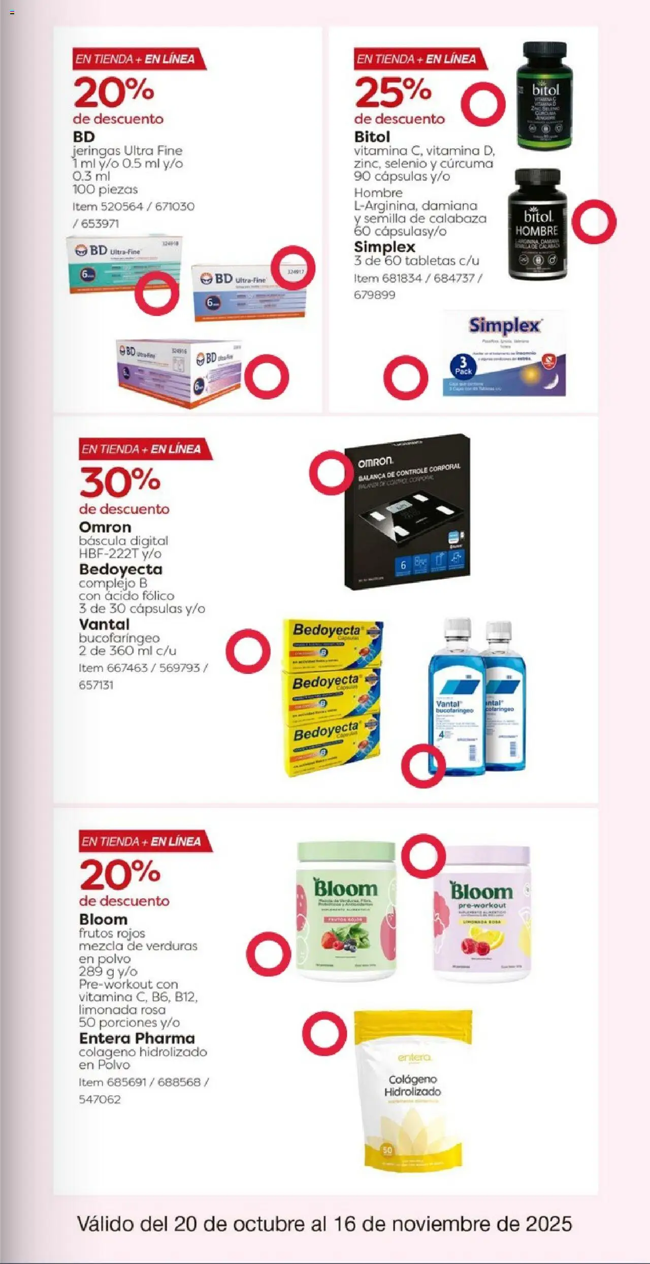 Nuevas ofertas de Costco válidas en toda la República Mexicana desde el 20.10.2025. ¡Encuentra las mejores ofertas en Costco catálogo! | Página: 33 | Productos: Báscula digital, Cúrcuma, Polvo