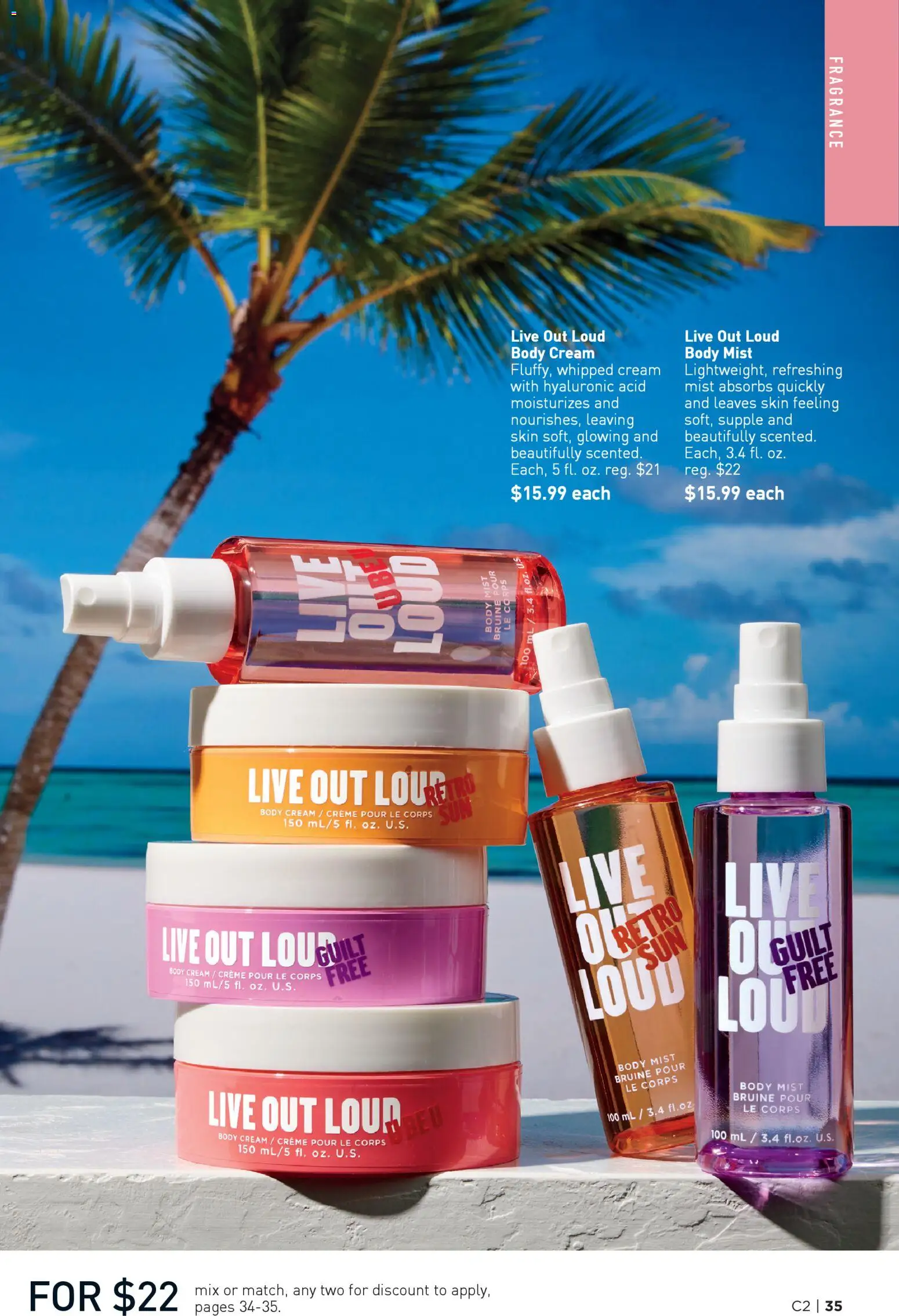 Avon Brochure - valid from 14.01.2026 | Page: 35 | Products: Fragrance, Body cream, Cream
