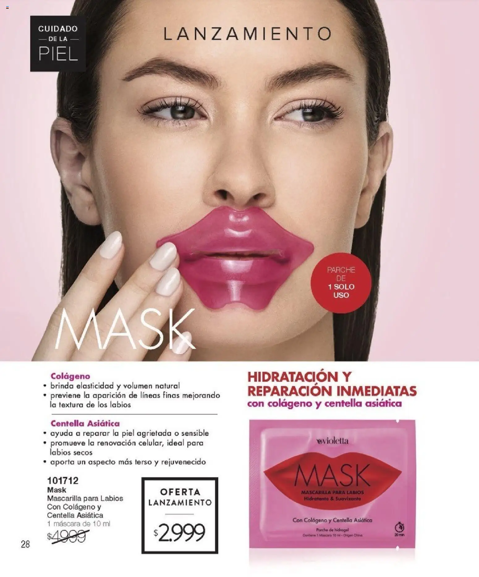 Violetta catálogo │ válido desde el 01.01.2026 | Página: 28 | Productos: Mascarilla, Máscara, Suavizante