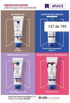 Vista previa Catálogo AVON Campaña 1/2026 válido desde el 01.01.2026 | Página: 127