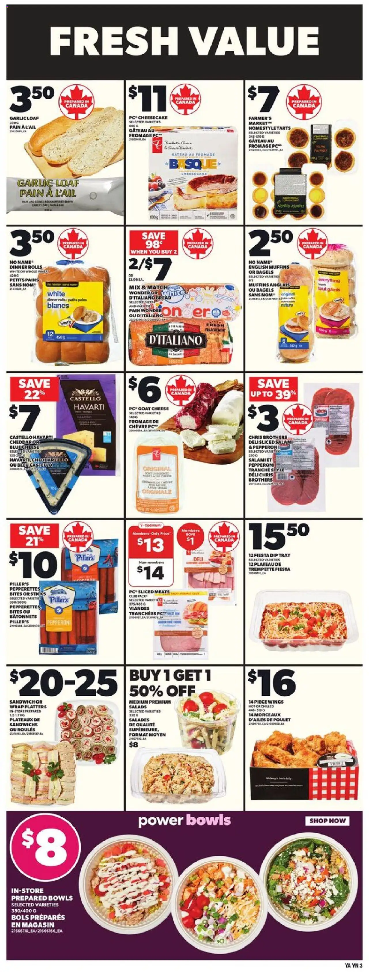 Independent Grocer flyer valid from 24.07.2025 | Page: 4 | Products: PC, Cheese, Bread, Salami