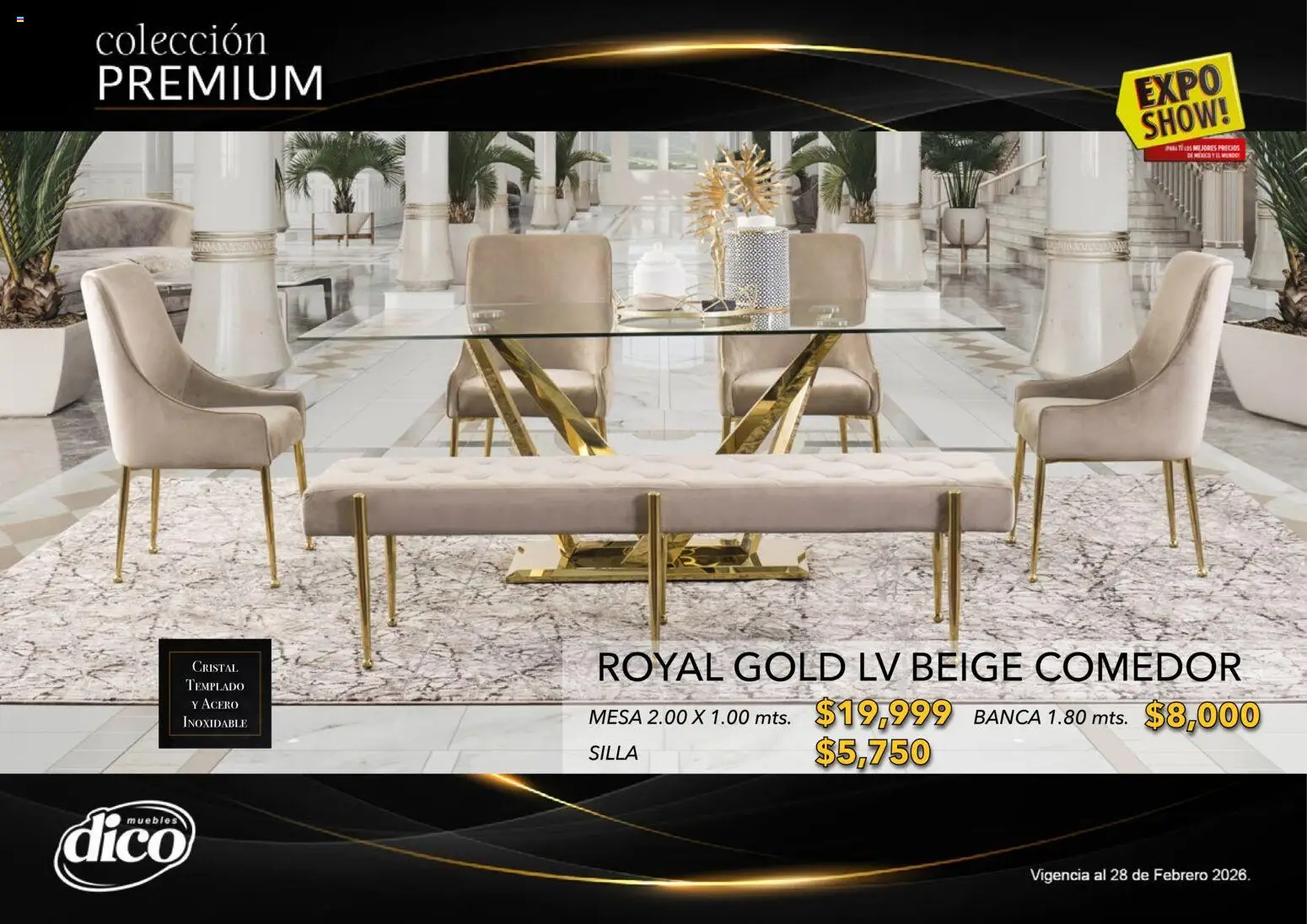 Nuevas ofertas de Muebles Dico válidas en toda la República Mexicana desde el 10.02.2026. ¡Encuentra las mejores ofertas en Muebles Dico catálogo Colección Premium! | Página: 65