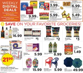 Preview of Food 4 Less weekly ads valid from 18.03.2026 | Page: 4 | Products: Basket, Rice, Whiskey, Umbrella
