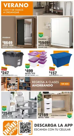 Nuevas ofertas de Home Depot válidas en toda la República Mexicana desde el 21.07.2025. ¡Encuentra las mejores ofertas en Home Depot - Catálogo! | Página: 8 | Productos: Silla, Ropero, Escritorio, Caja