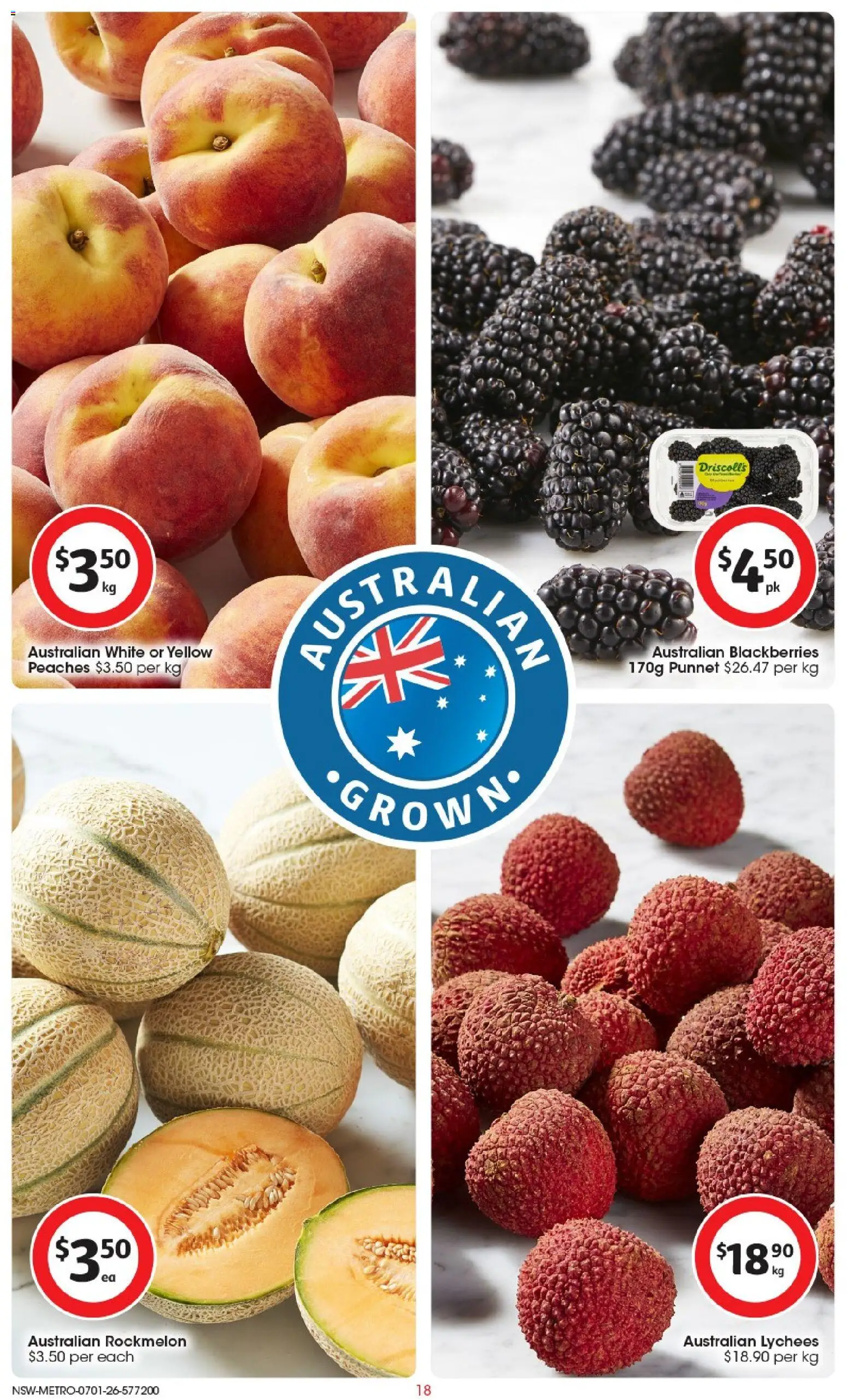 Coles catalogue - valid from 07.01.2026 | Page: 18 | Products: Rockmelon