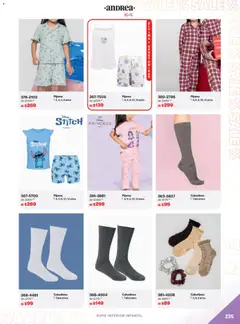 Vista previa de Andrea catálogo Outlet, nuevo folleto de la tienda, válido en México a partir del 21.12.2025 | Página: 235 | Productos: Pijama, Ropa, Ropa interior