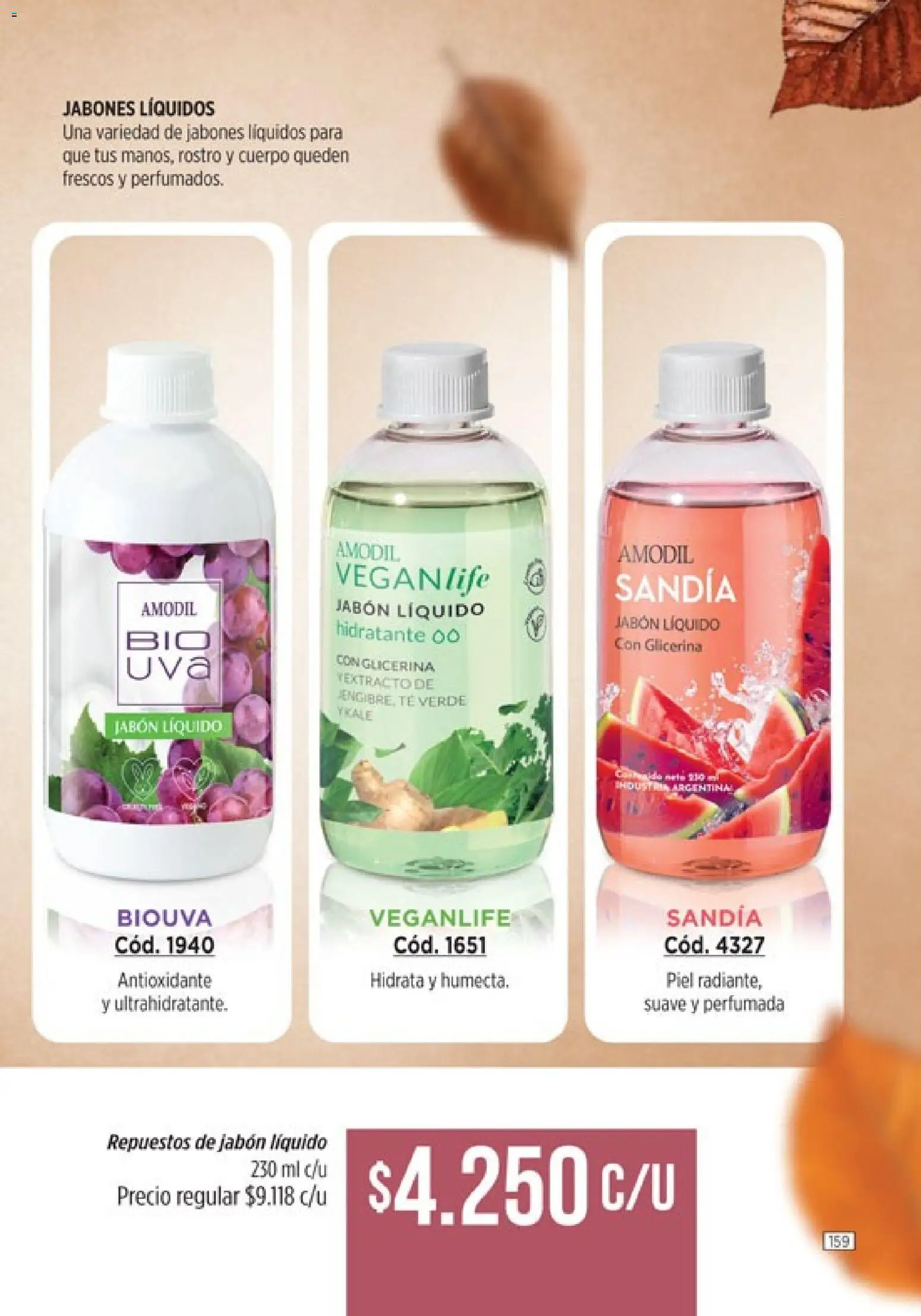 Catálogo Amodil Campaña 6 │ válido desde el 04.03.2026 | Página: 159 | Productos: Sandía, Jabón líquido, Jabón, Té