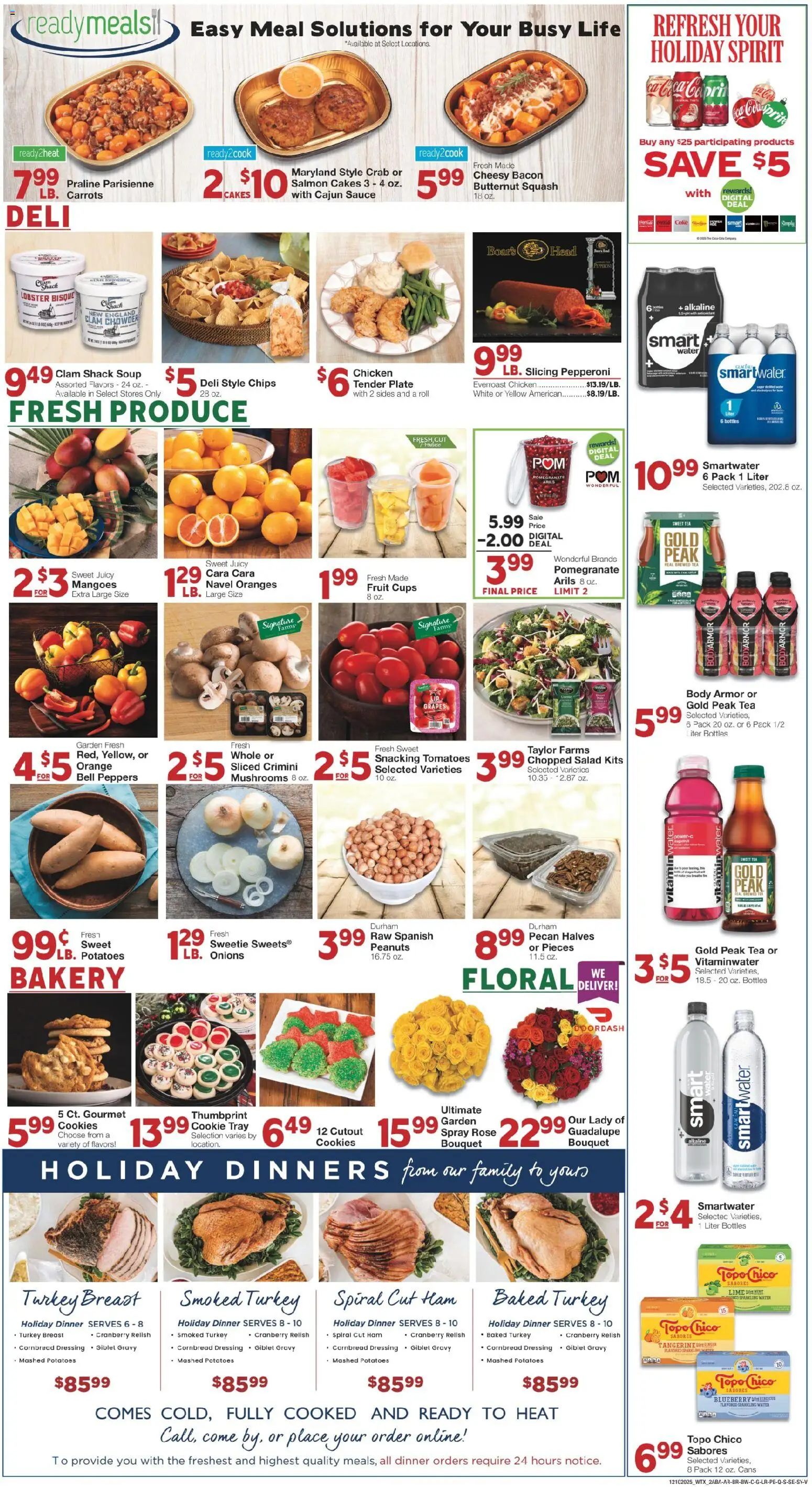 United Supermarkets Weekly Ad - valid from 09.12.2025 | Page: 2 | Products: Peppers, Tea, Potatoes, Lime