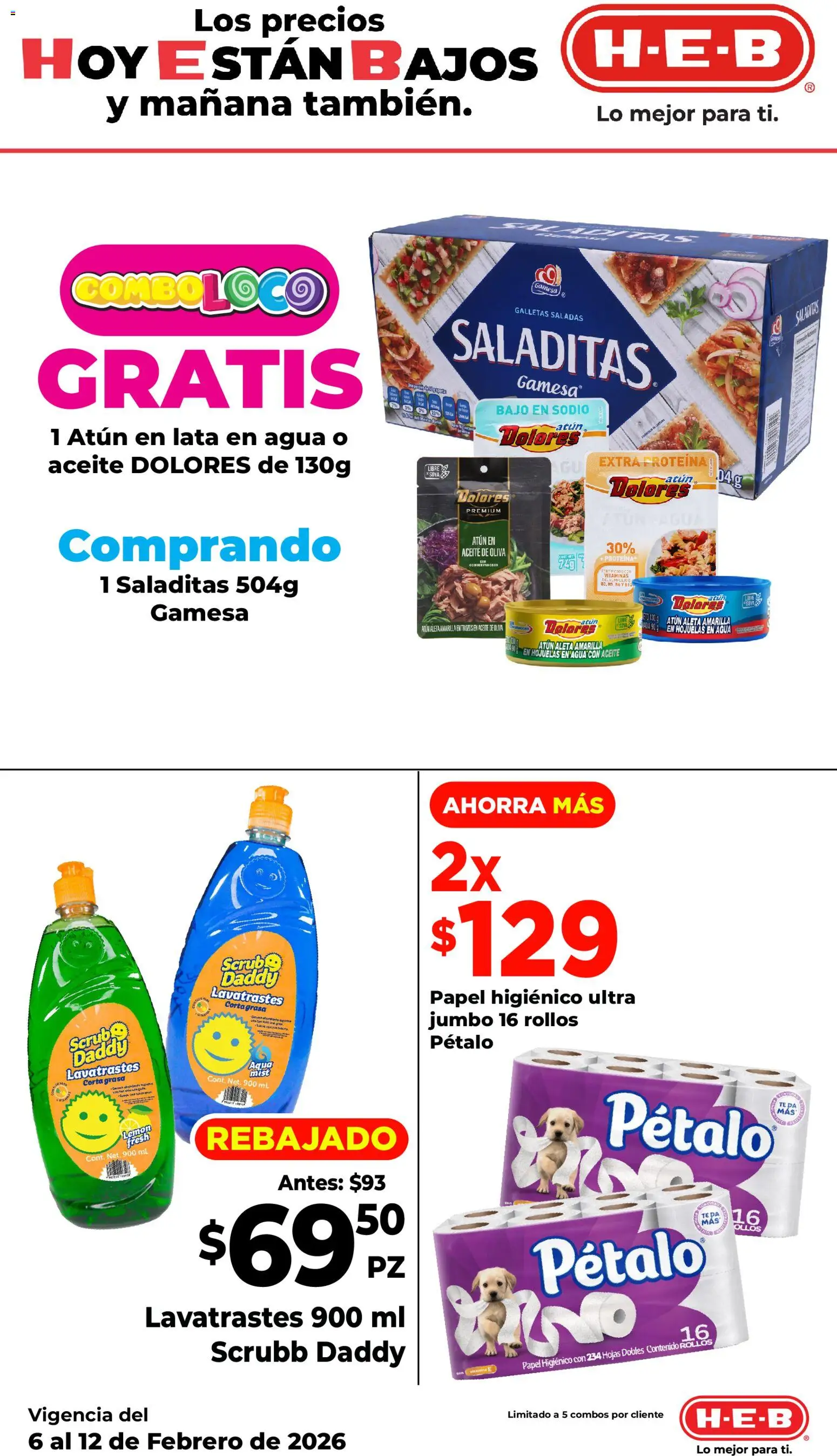 Nuevas ofertas de H-E-B válidas en toda la República Mexicana desde el 06.02.2026. ¡Encuentra las mejores ofertas en H-E-B folleto! | Página: 10