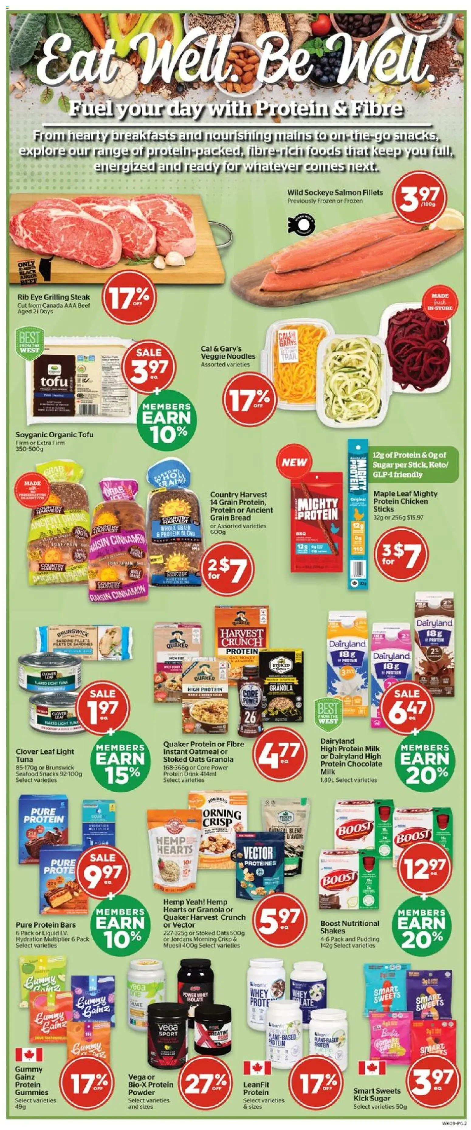 Calgary Co-op flyer valid from 02.01.2026 | Page: 2 | Products: Powder, Milk, Vest, Chocolate