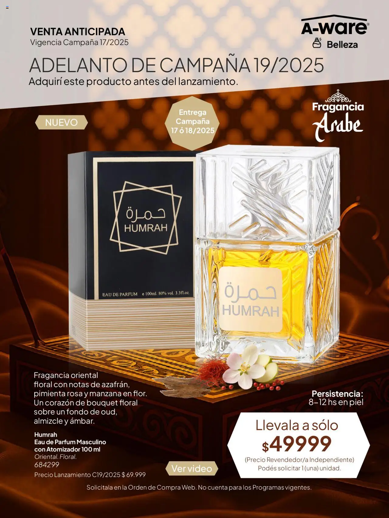 Tupperware - Venta Anticipada - Fragancia Humrah │ válido desde el 17.10.2025 | Página: 1 | Productos: Video, Sobre, Campana, Pimienta