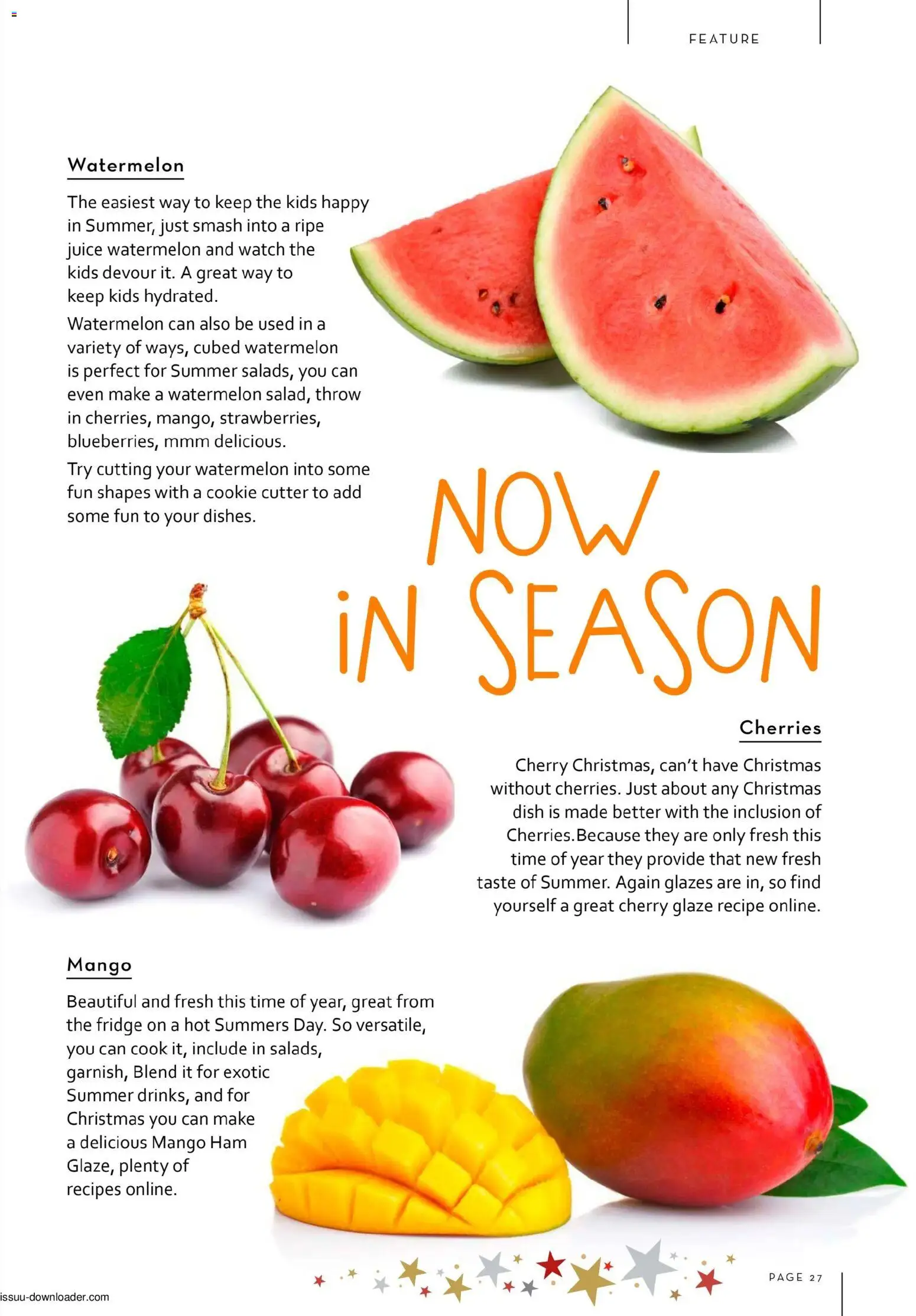 Foodworks catalogue - valid from 01.12.2025 | Page: 27 | Products: Cherries, Watch, Cutter, Fridge