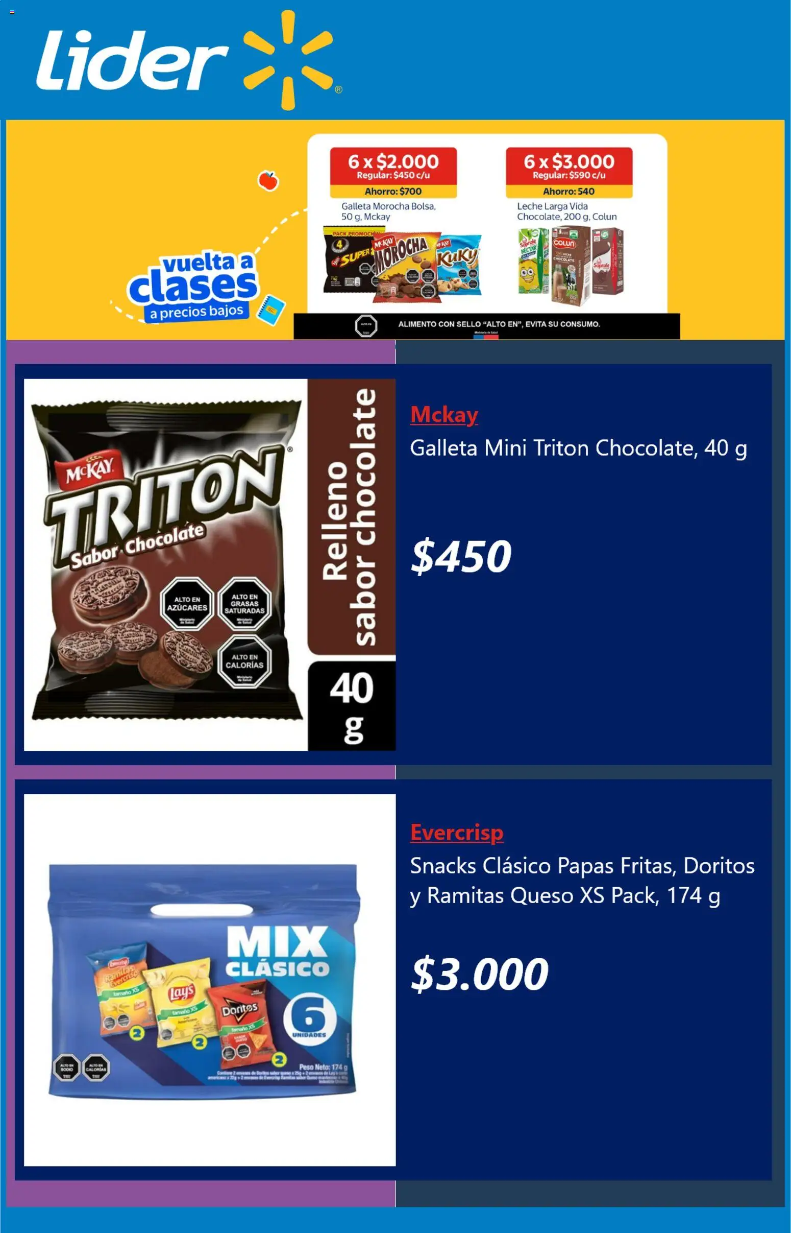 Lider ofertas  │ válido desde el 10.03.2026 | Página: 4 | Productos: Peso, Leche, Queso, Chocolate