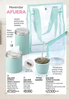 Vista previa Catálogo Amodil Campaña 3 válido desde el 01.03.2026 | Página: 112 | Productos: Yerbera, Azucarera, Bombilla, Bolso