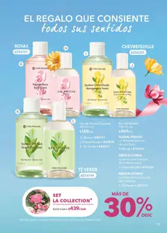 Vista previa de Yves Rocher campaña 6 2026, nuevo folleto de la tienda, válido en México a partir del 21.04.2026 | Página: 11 | Productos: Té, Eau de toilette, Gel de ducha