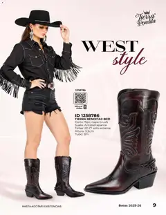 Vista previa de Price Shoes catálogo Botas, nuevo folleto de la tienda, válido en México a partir del 10.12.2025 | Página: 9 | Productos: Botas, Video