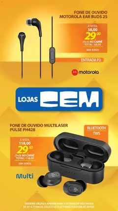 Lojas Cem Folheto - válido de 01.09.2025 | Página: 53 | Produtos: Carne, Fone de ouvido