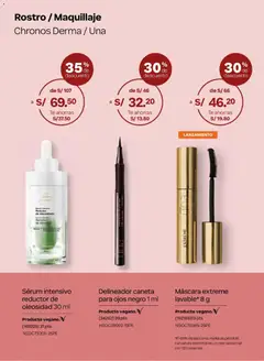 Vista previa de folleto Natura catálogo  - Ciclo 6 de la Natura válido desde 31.03.2026 | Página: 37 | Productos: Máscara, Delineador, Té, Maquillaje