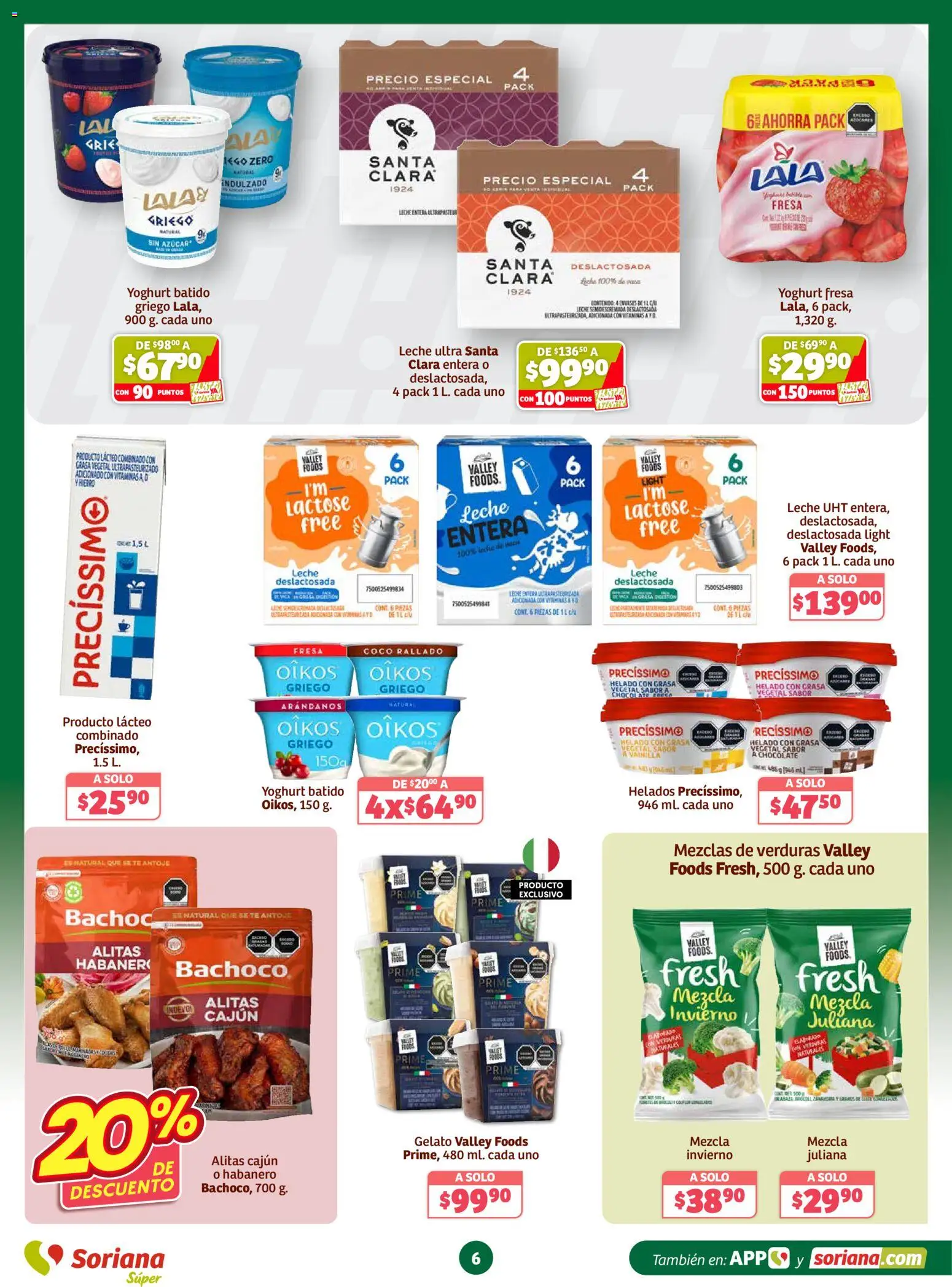 Nuevas ofertas de Soriana válidas en toda la República Mexicana desde el 12.03.2026. ¡Encuentra las mejores ofertas en Soriana Folleto Soriana Súper Nacional! | Página: 6 | Productos: Fresa, Azúcar, Arándanos, Vitaminas
