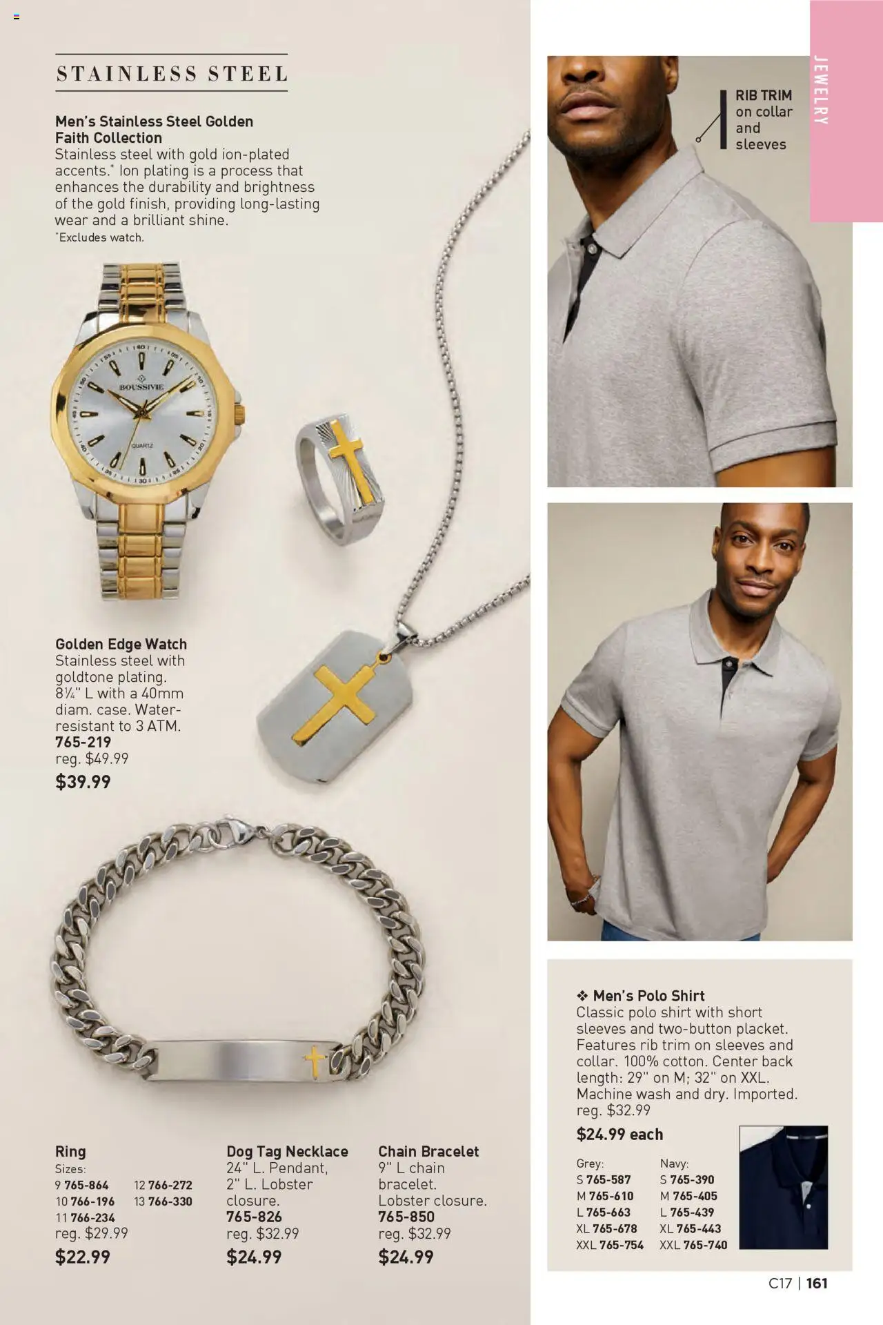 Avon Brochure - valid from 13.08.2025 | Page: 161 | Products: Ring, Shirt, Water, Watch
