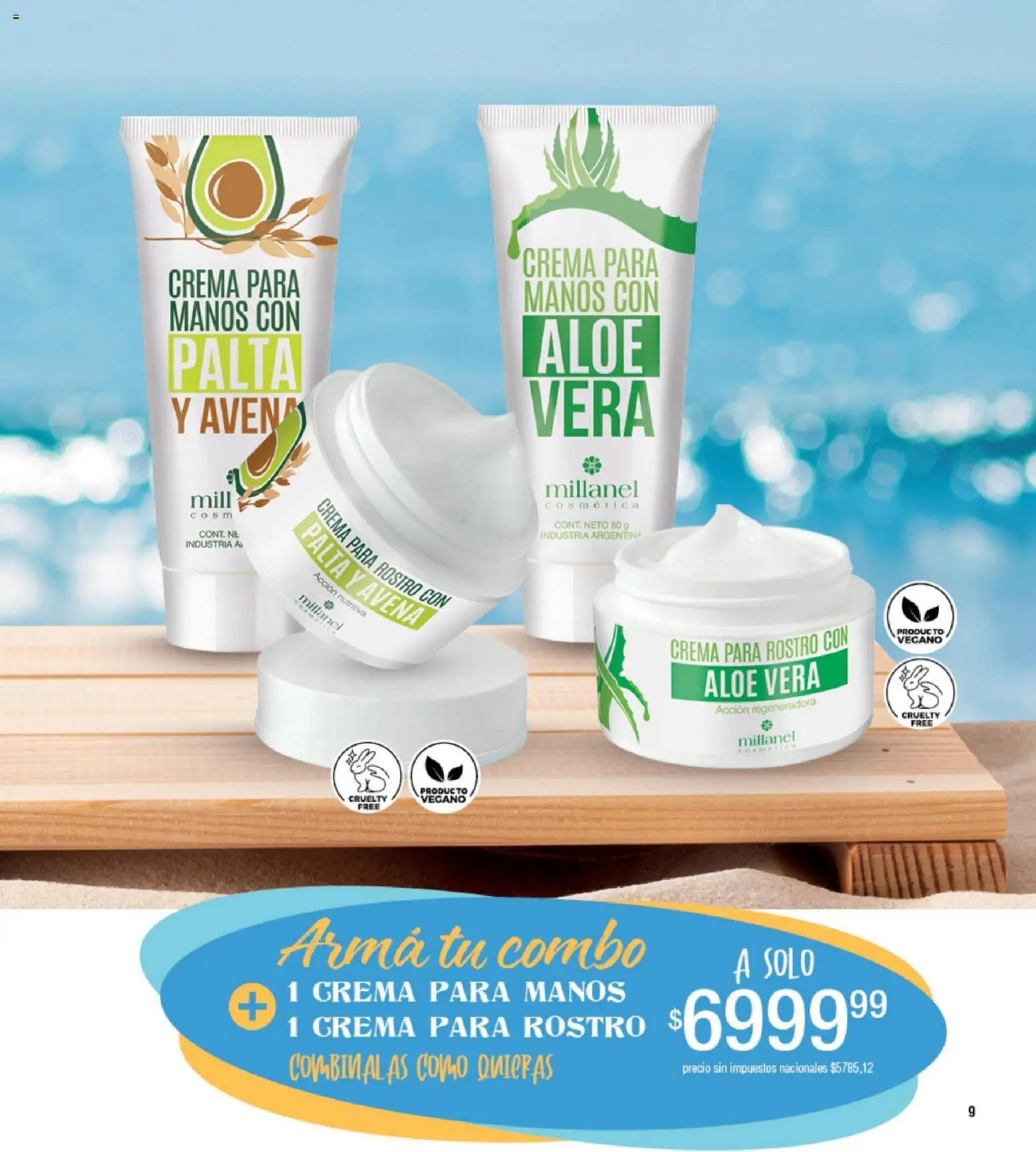 Millanel - Catálogo │ válido desde el 05.01.2026 | Página: 9 | Productos: Avena, Palta, Crema