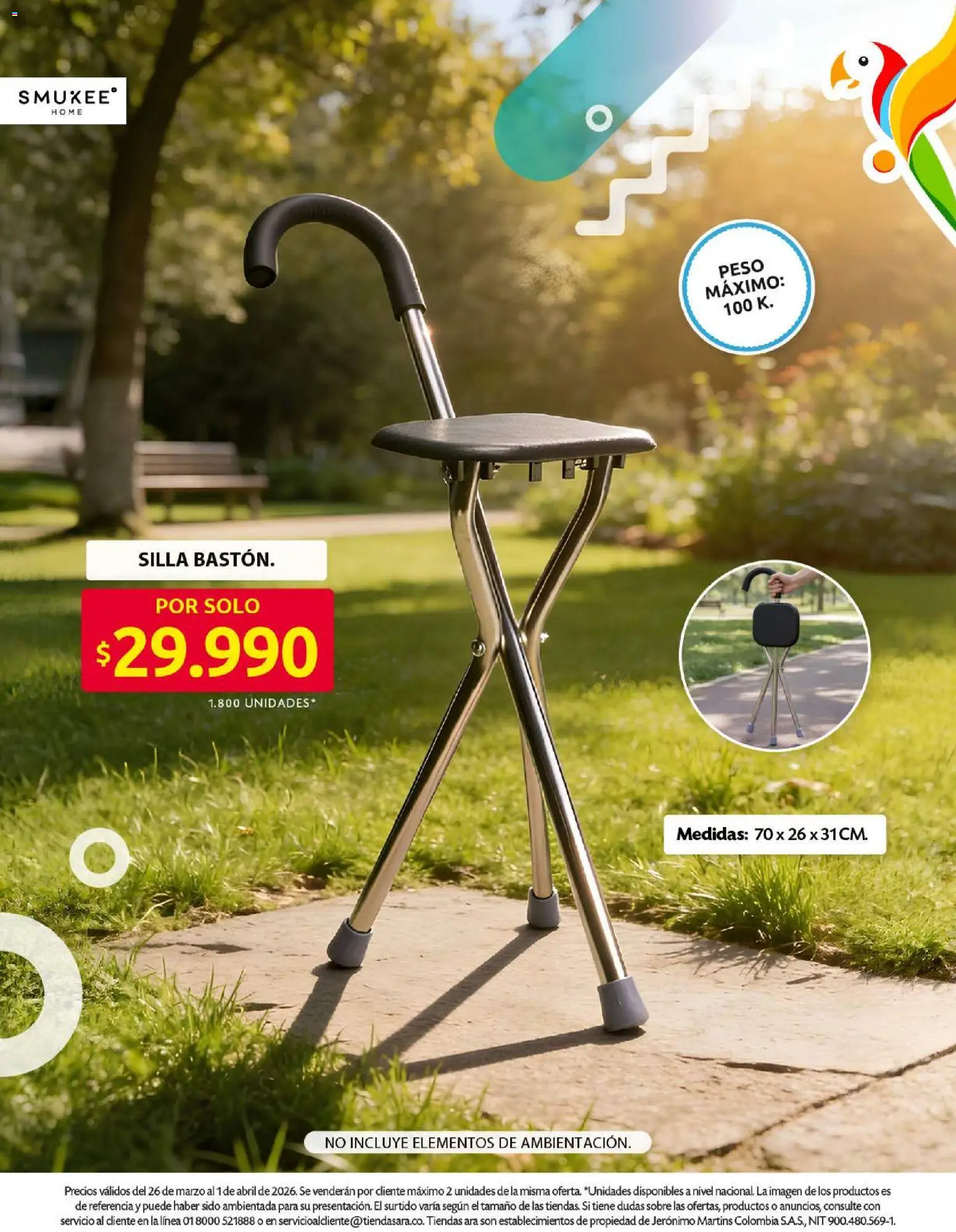 Ara revista - valida desde el 26.03.2026 | Página: 9 | Productos: Peso, Sobre, Silla