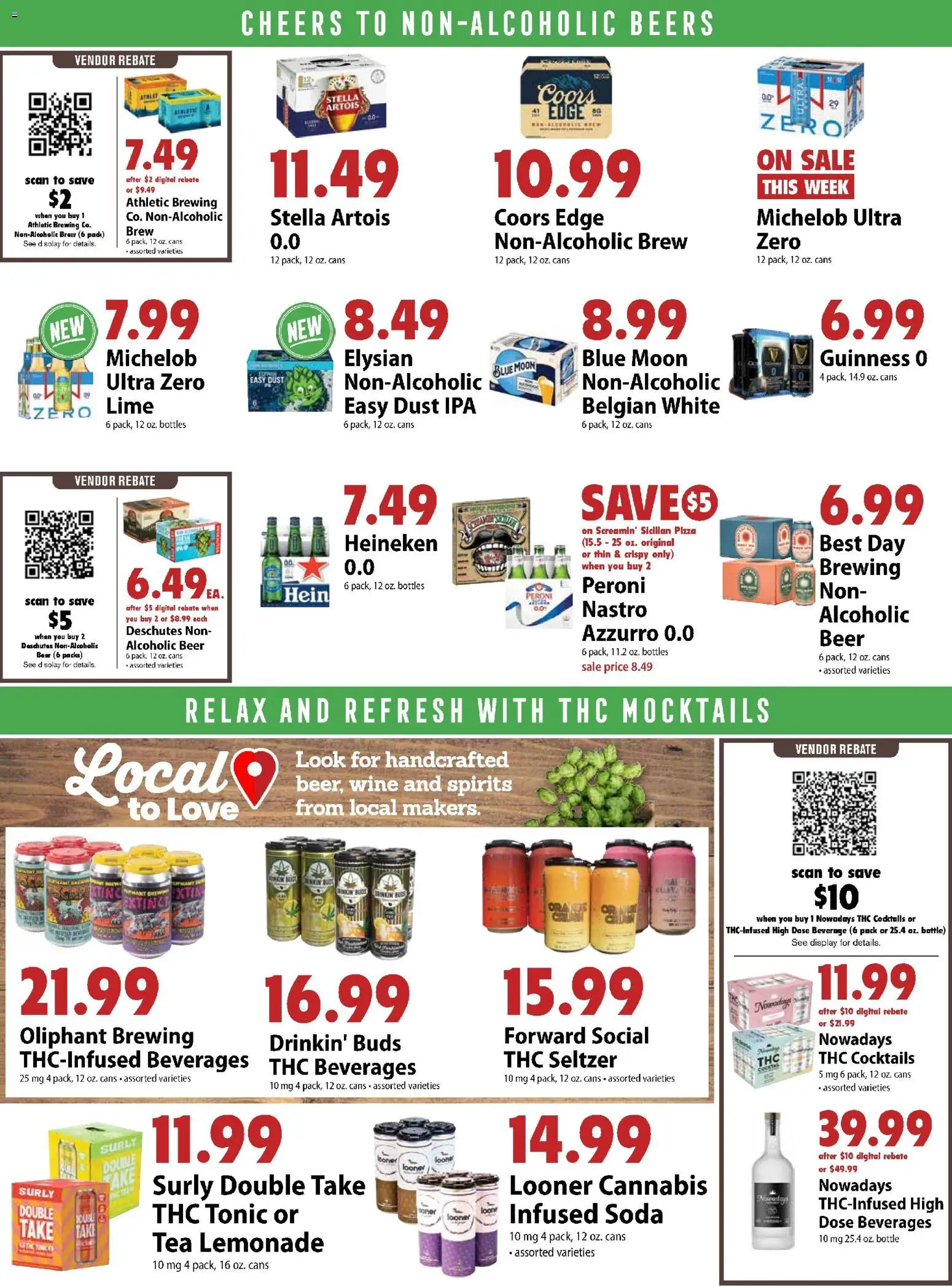 Festival Foods Weekly Ad - valid from 14.01.2026 | Page: 9 | Products: Pizza, Wine, Beer, Lime