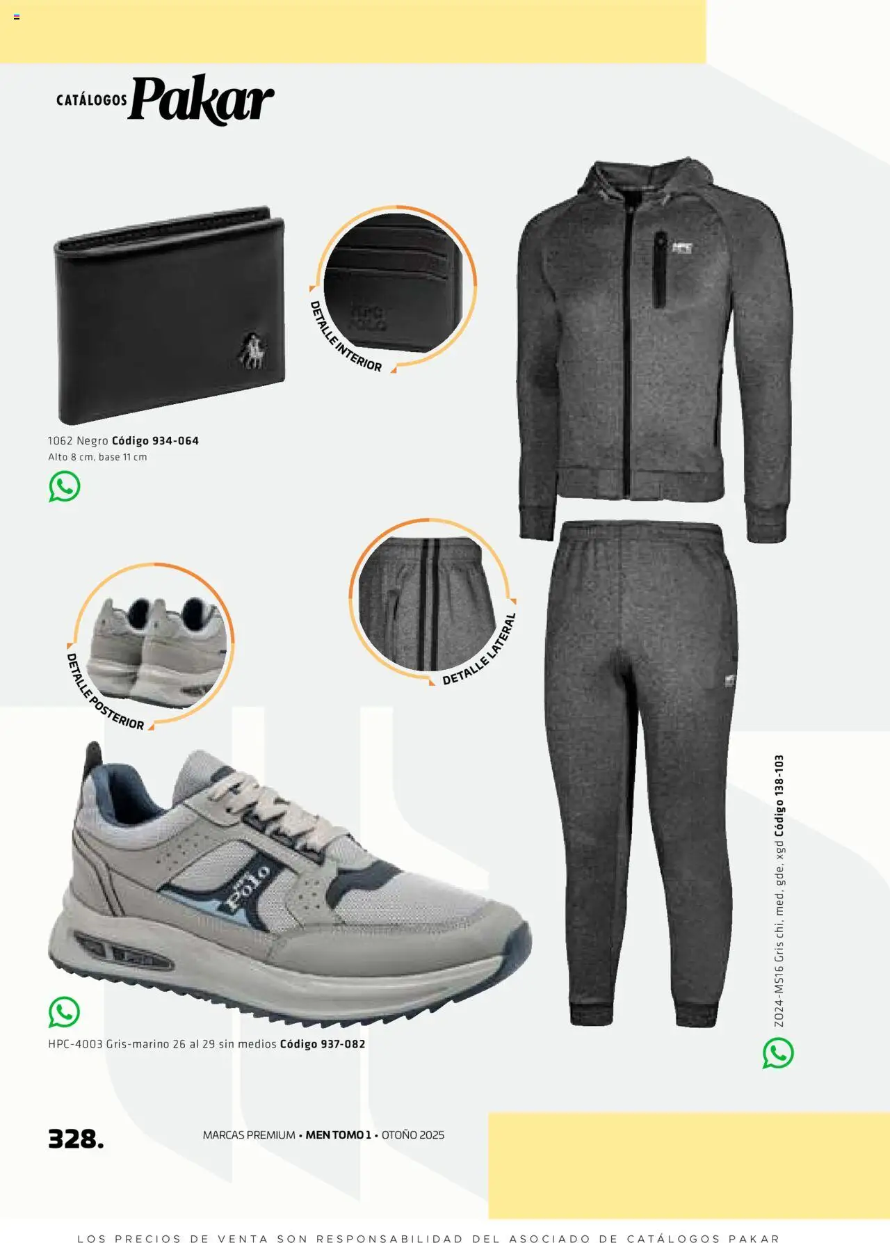 Nuevas ofertas de SC Pakar válidas en toda la República Mexicana desde el 29.08.2025. ¡Encuentra las mejores ofertas en SC Pakar - Catálogo Otoño Men Tomo 1! | Página: 328