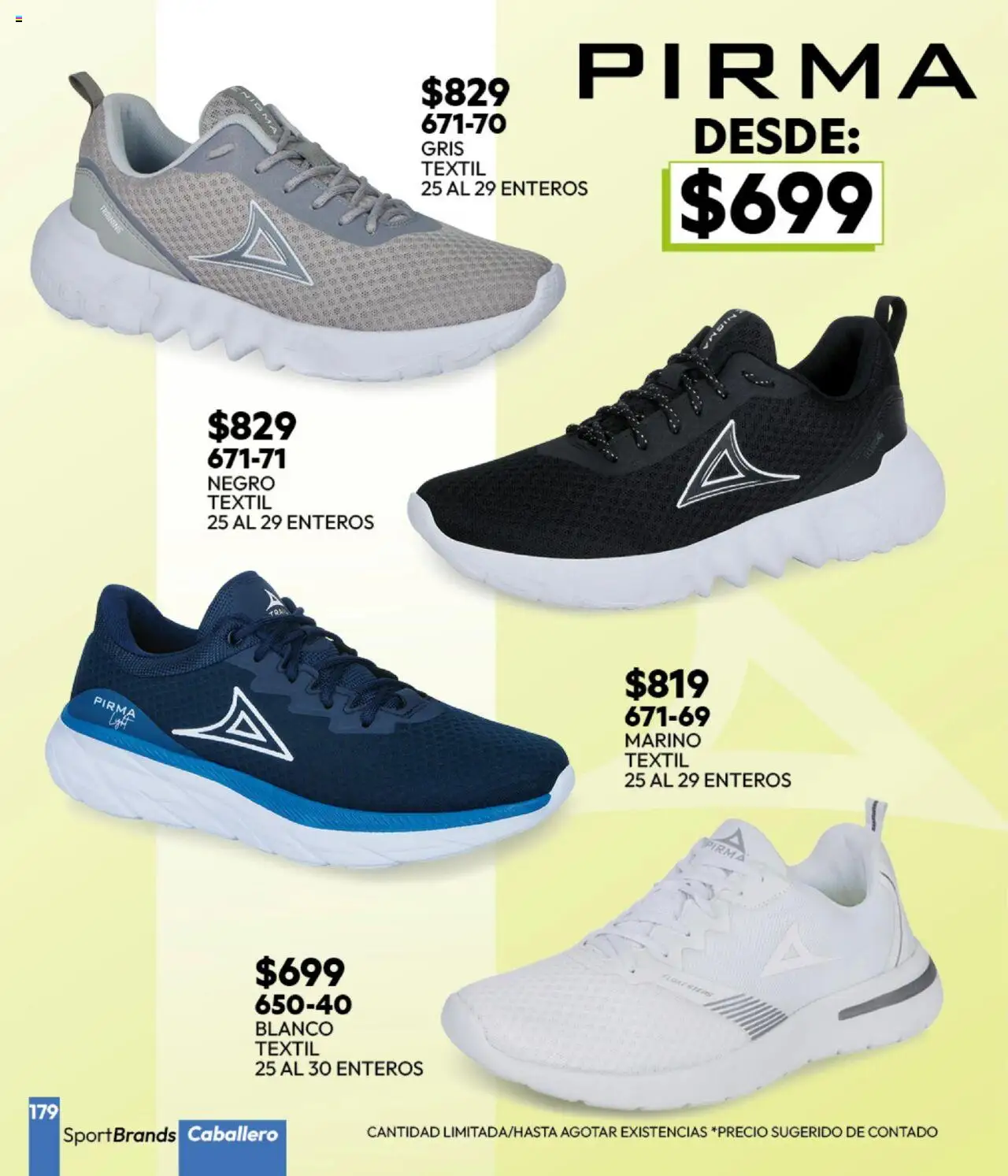 Nuevas ofertas de Cklass válidas en toda la República Mexicana desde el 16.09.2025. ¡Encuentra las mejores ofertas en Cklass - Catálogo Invierno Sportbrands! | Página: 180