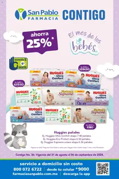 Vista previa de Farmacia San Pablo - Catálogo, nuevo folleto de la tienda, válido en México a partir del 31.08.2025