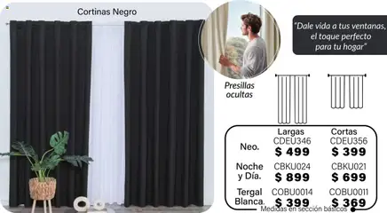 Vista previa de Colchas Concord - Catálogo, nuevo folleto de la tienda, válido en México a partir del 01.08.2025 | Página: 681 | Productos: Cortinas
