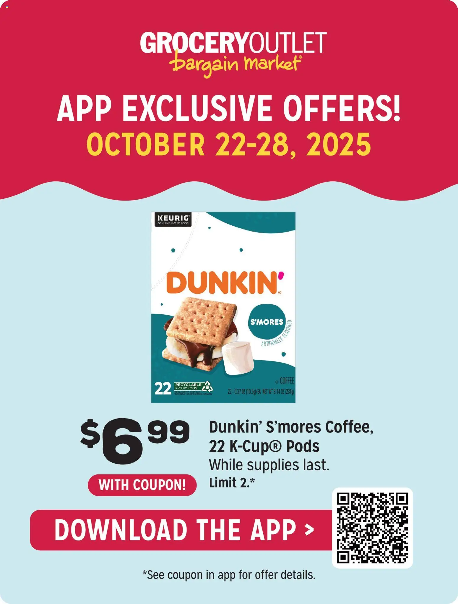 Grocery Outlet Weekly Ad - CA - valid from 22.10.2025 | Page: 7 | Products: Coffee