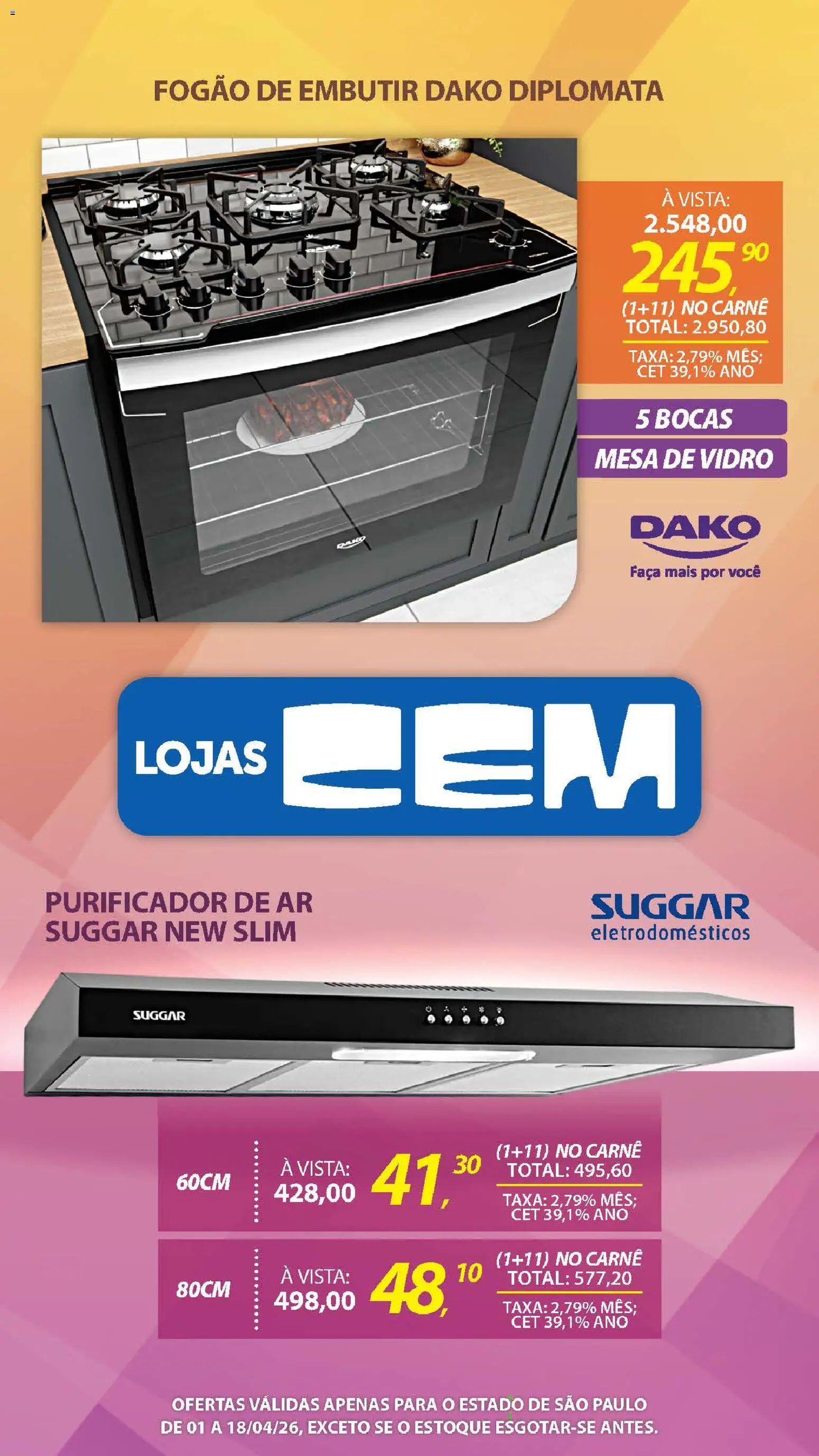 Lojas Cem Folheto - válido de 01.04.2026 | Página: 43