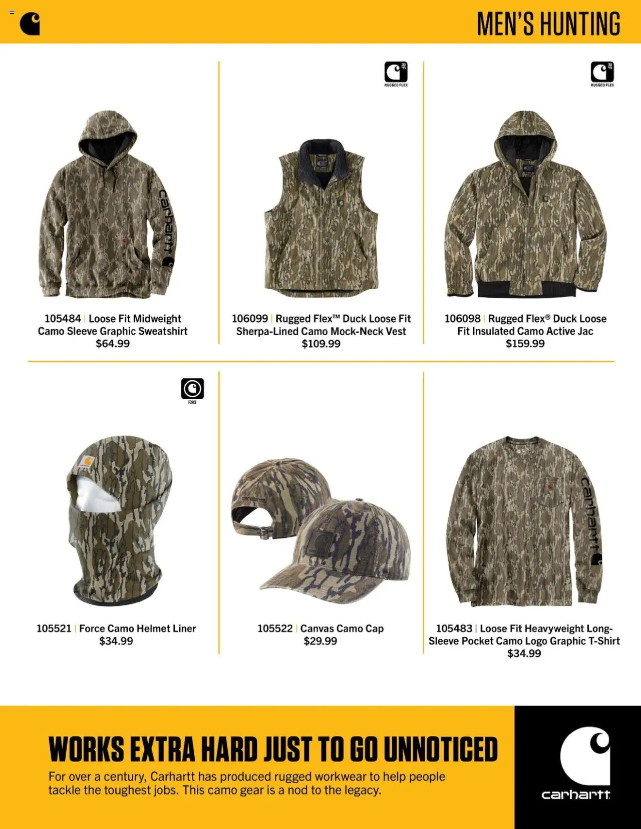 Dunham's Sports Carhartt Guide - valid from 02.10.2025 | Page: 20 | Products: Workwear, Canvas, Vest, Cap