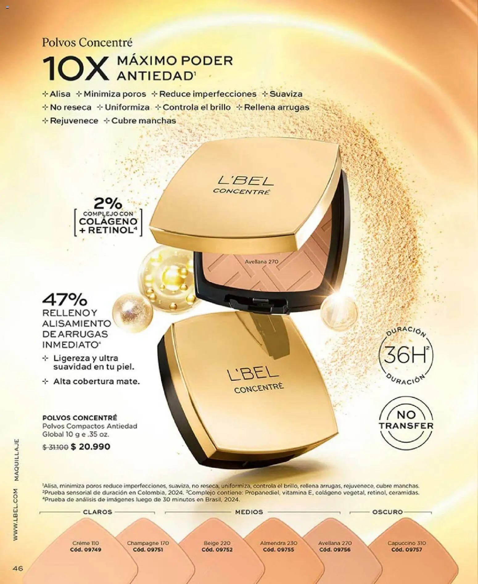 Catálogo L'Bel Campaña 4 │ válido desde el 15.02.2026 | Página: 50 | Productos: Brillo, Almendra, Maquillaje