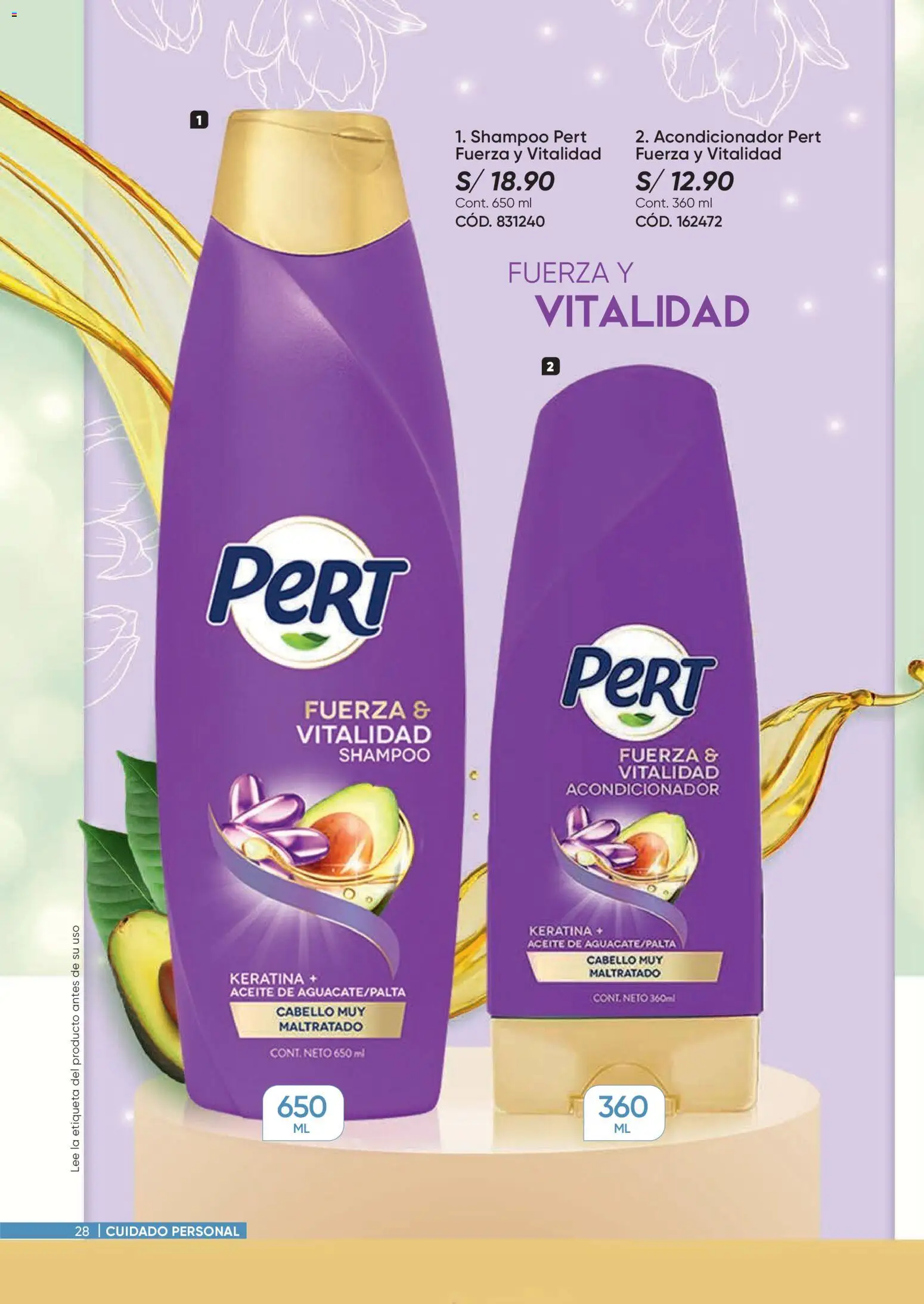 Catálogo Azzorti válido desde 09.03.2026 | Página: 28 | Productos: Shampoo, Acondicionador, Aceite