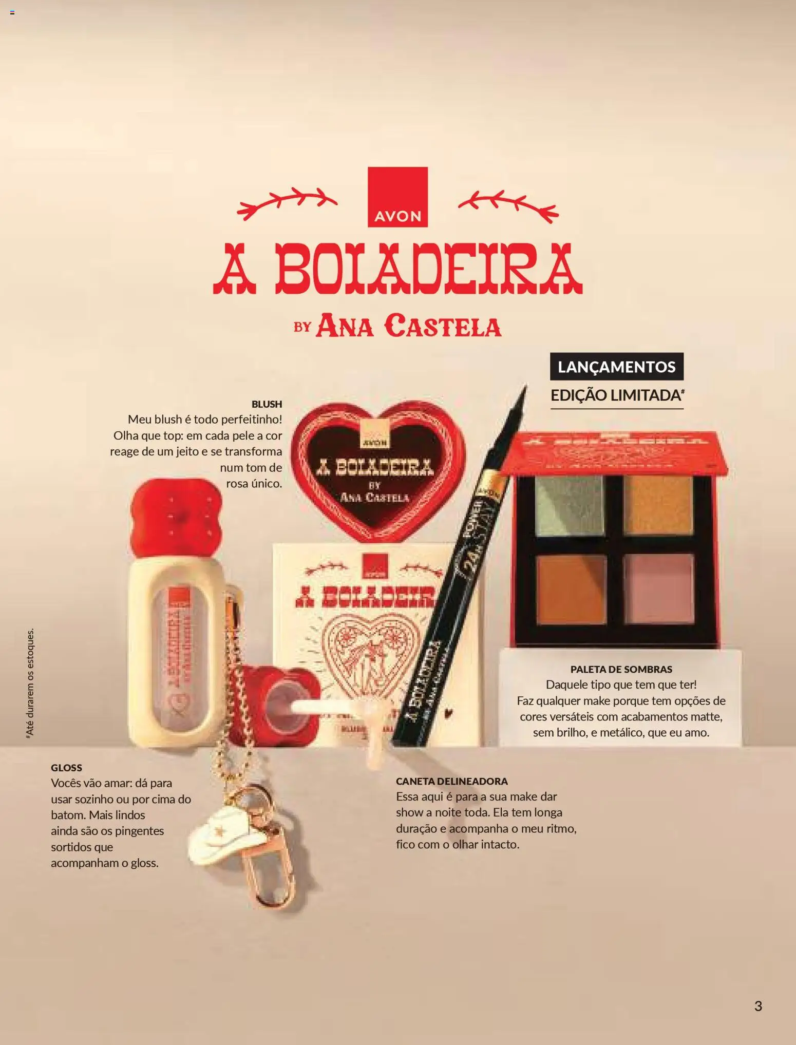 Avon Folheto - válido de 29.10.2025 | Página: 3 | Produtos: Blush, Caneta