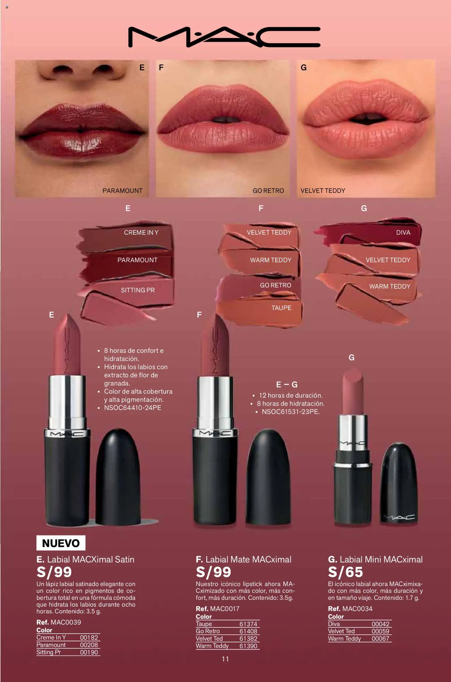 Catálogo Leonisa válido desde 13.11.2025 | Página: 11 | Productos: Lápiz labial, Cómoda