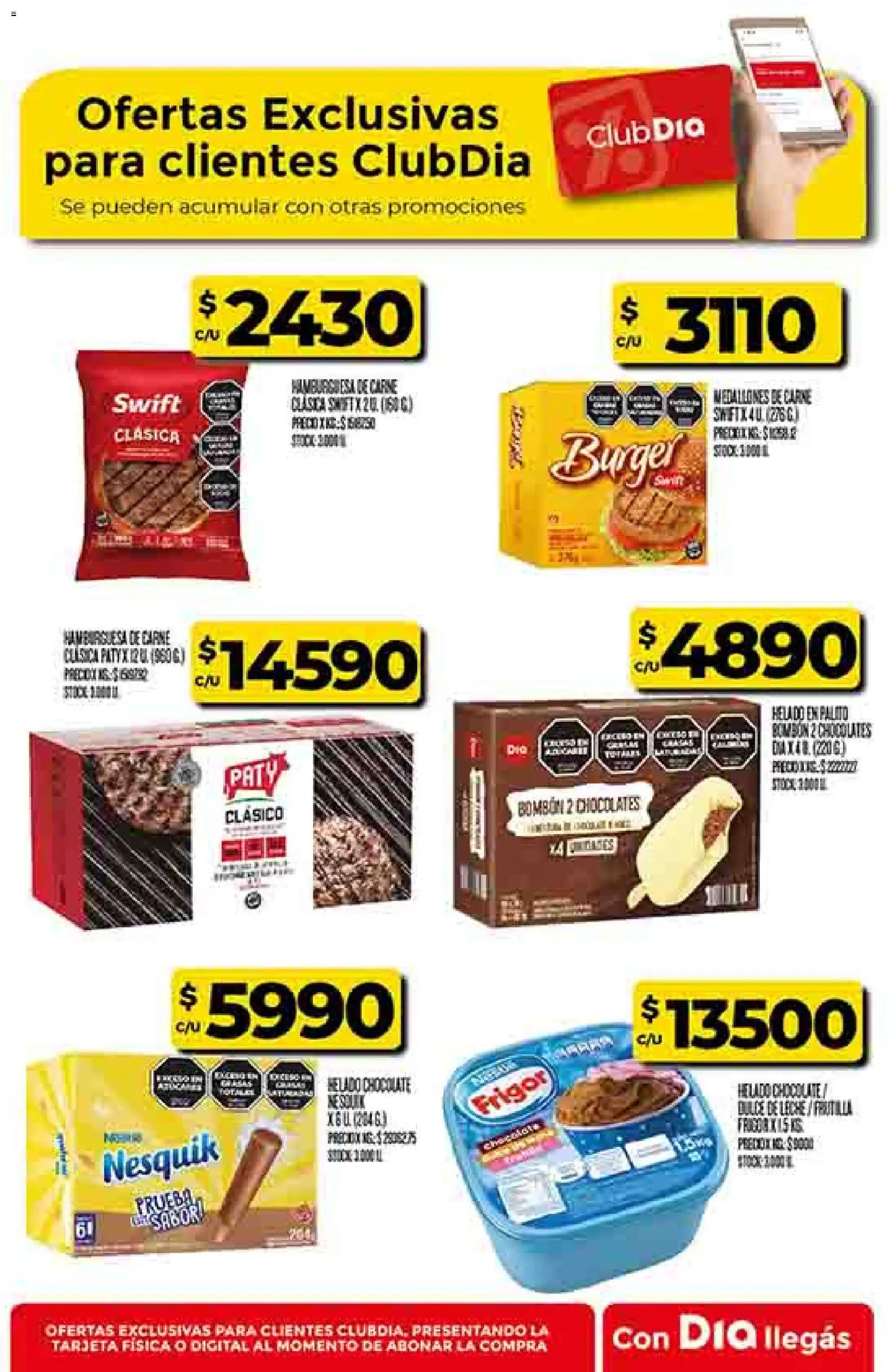 Dia - Ofertas - Salta y Jujuy │ válido desde el 26.11.2025 | Página: 40 | Productos: Helado, Dulce de leche, Leche, Chocolate