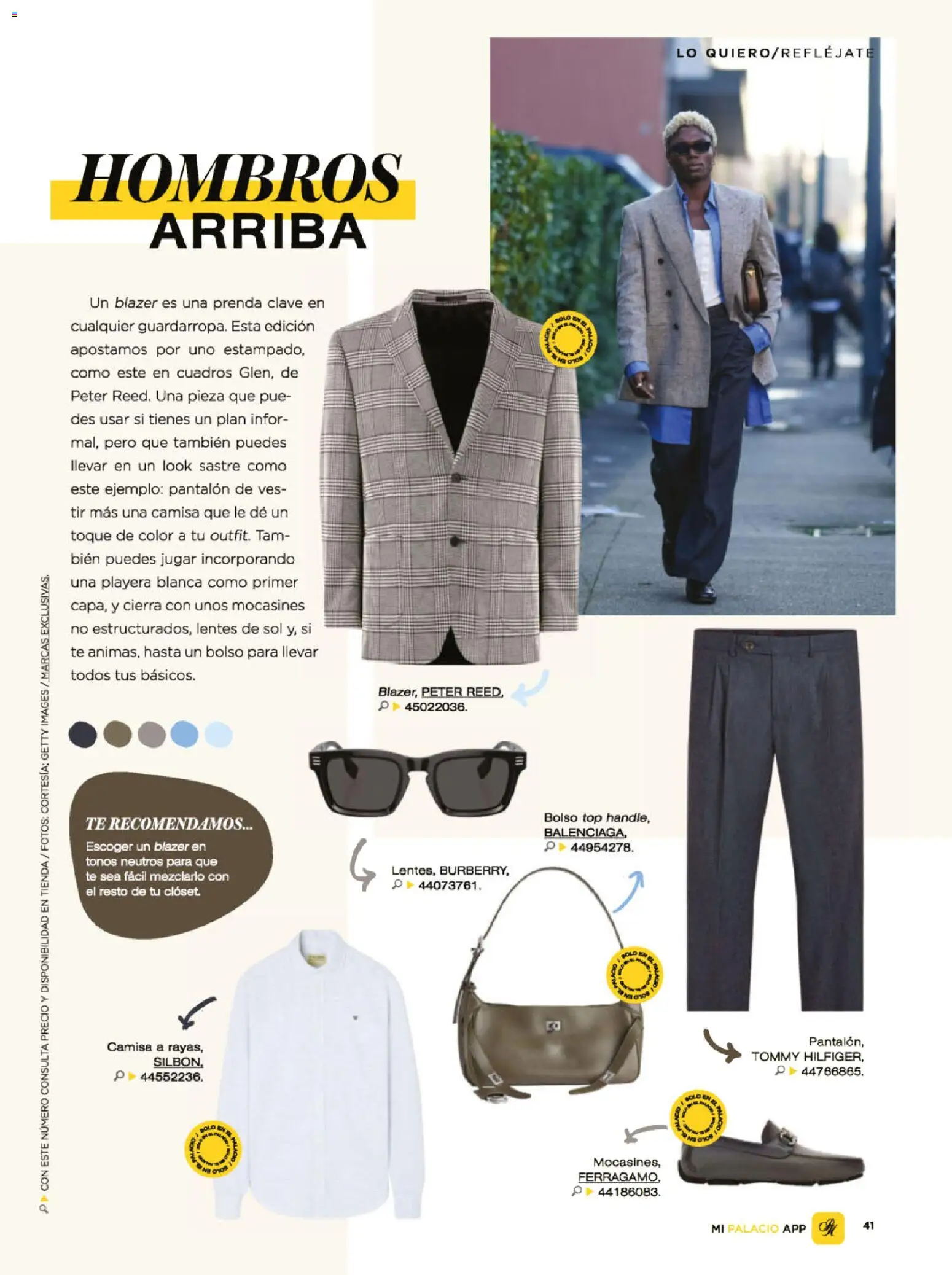 Nuevas ofertas de Palacio De Hierro válidas en toda la República Mexicana desde el 02.02.2026. ¡Encuentra las mejores ofertas en Palacio De Hierro catálogo! | Página: 43 | Productos: Lentes, Bolso, Playera, Blazer