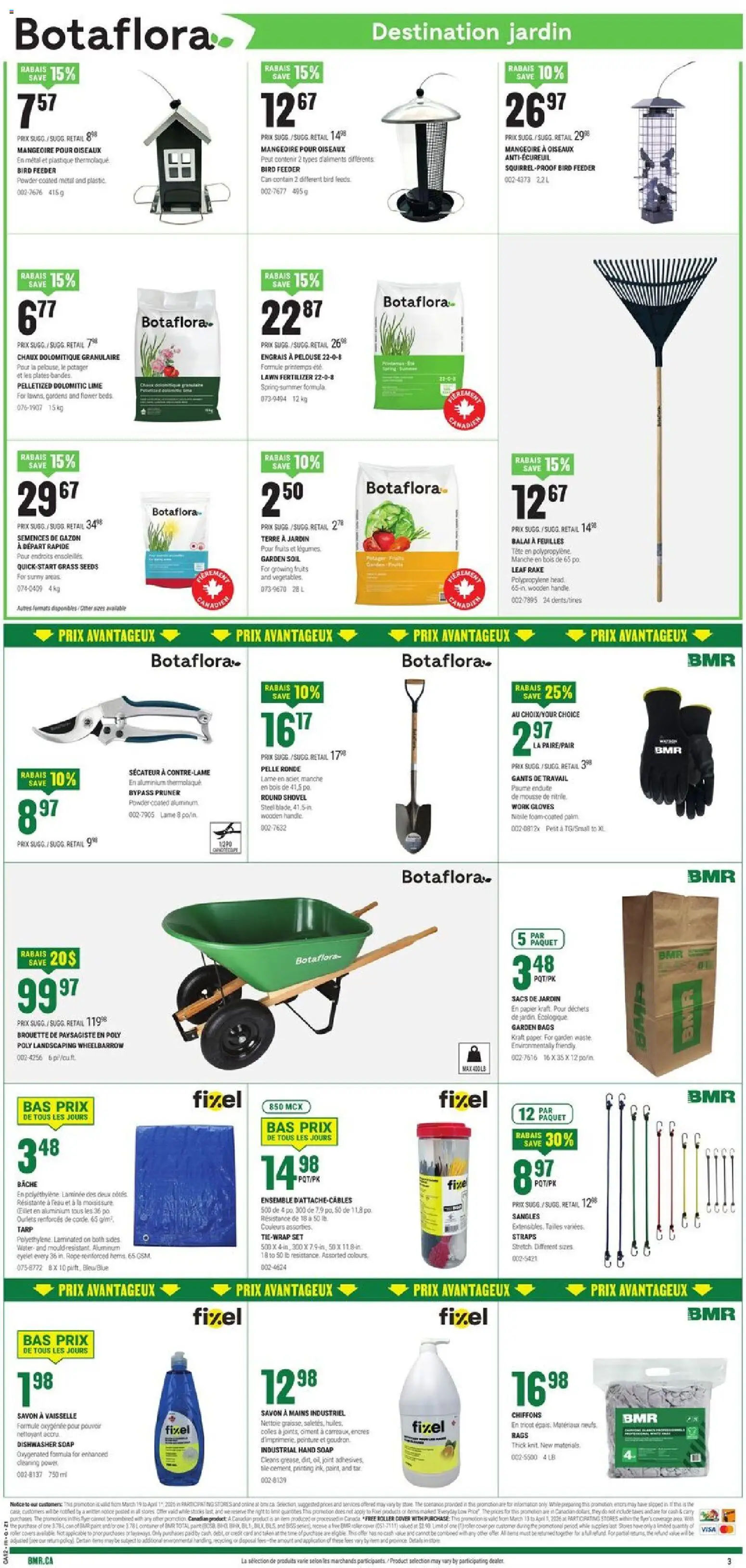 BMR weekly flyer / circulaire flyer valid from 19.03.2026 | Page: 6 | Products: Gloves, Dishwasher, Powder, Soap