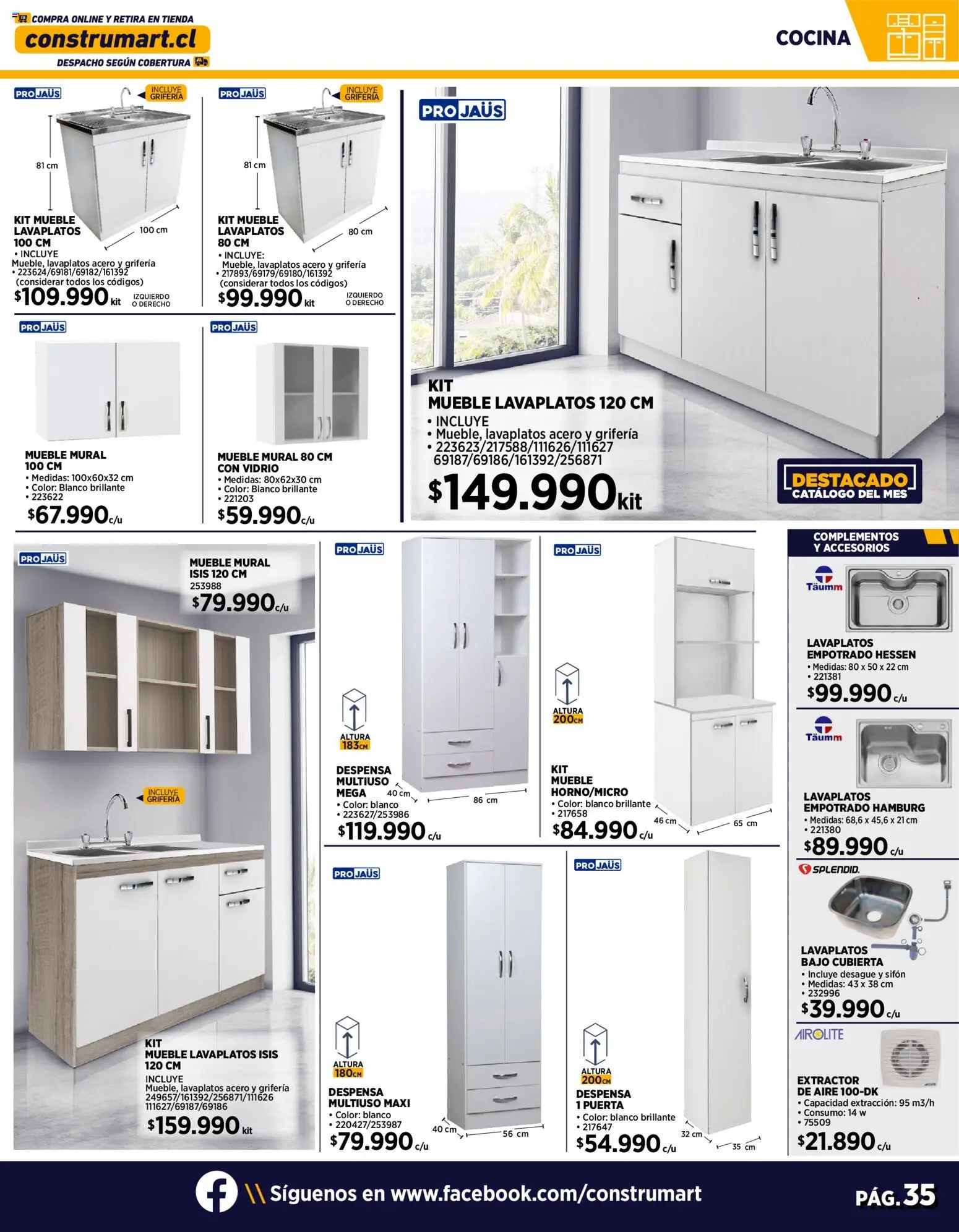 Construmart ofertas  │ válido desde el 10.12.2025 | Página: 35 | Productos: Cocina, Cubierta