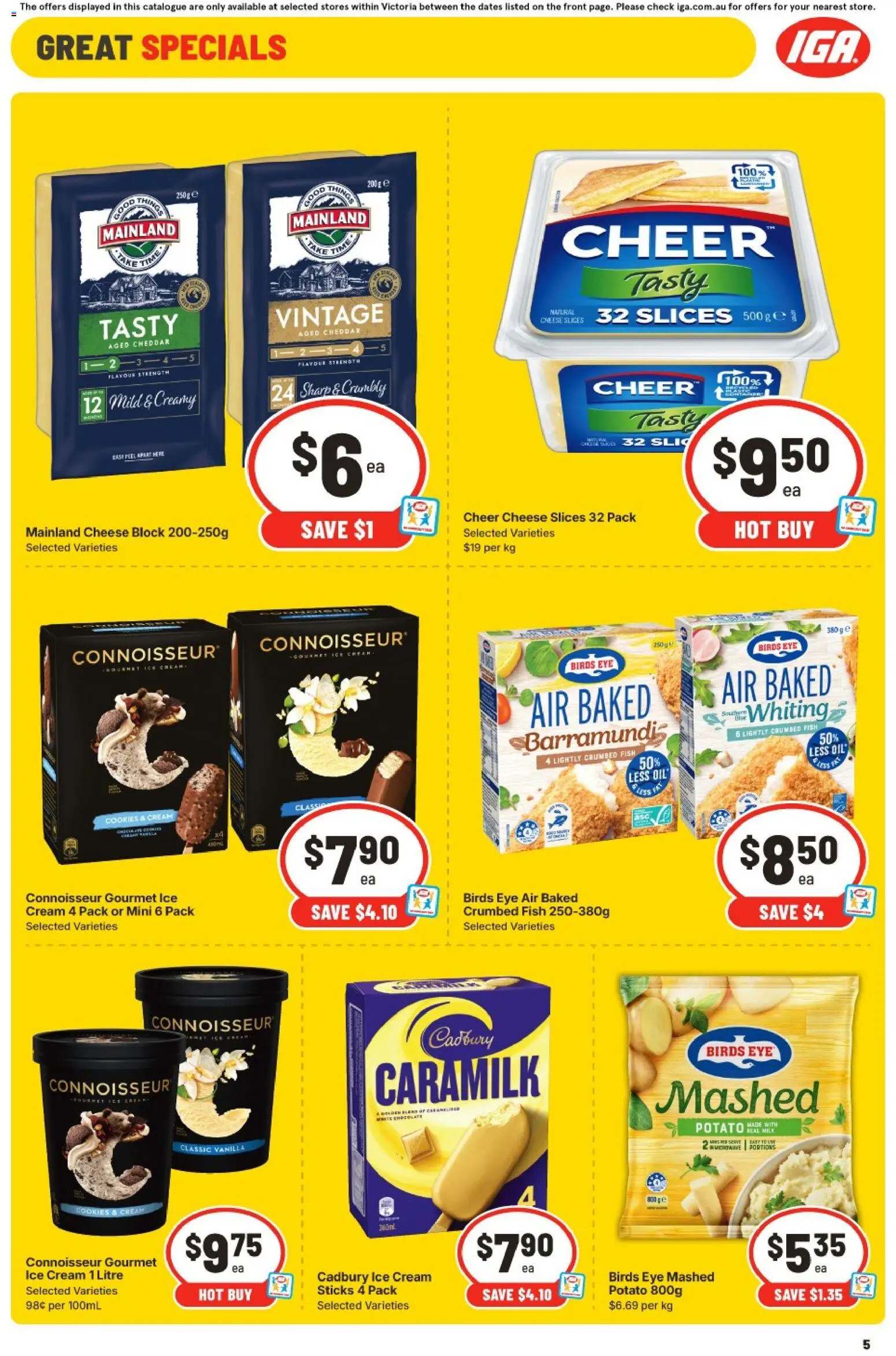 Ritchies catalogue - valid from 11.03.2026 | Page: 7 | Products: Cheese, Fish, Cream, Ice cream