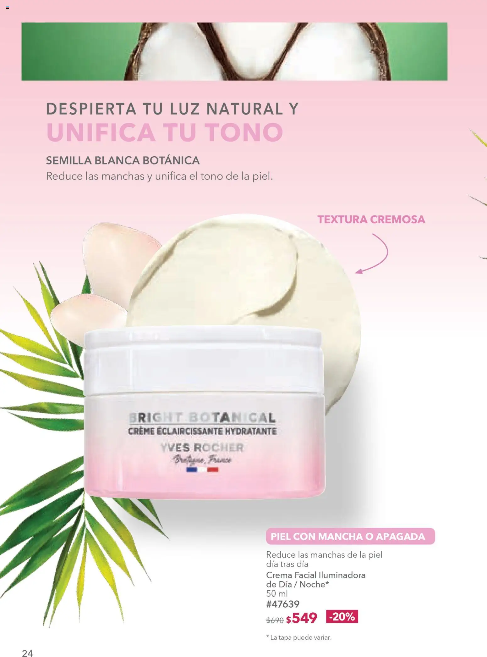 Nuevas ofertas de Yves Rocher válidas en toda la República Mexicana desde el 03.03.2026. ¡Encuentra las mejores ofertas en Yves Rocher campaña 4 2026! | Página: 24 | Productos: Crema