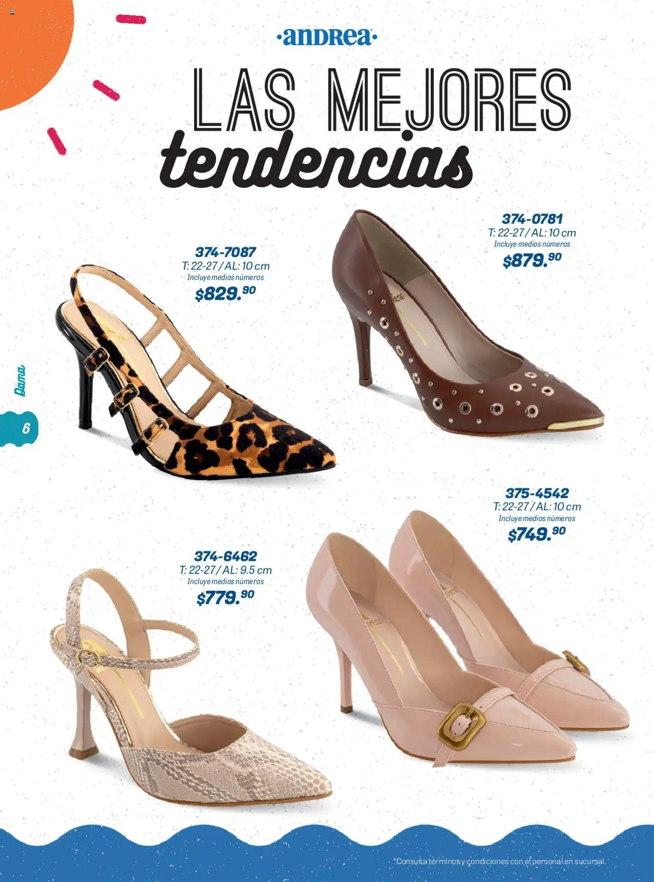 Nuevas ofertas de Andrea válidas en toda la República Mexicana desde el 22.06.2025. ¡Encuentra las mejores ofertas en Andrea catálogo Summer Time! | Página: 6