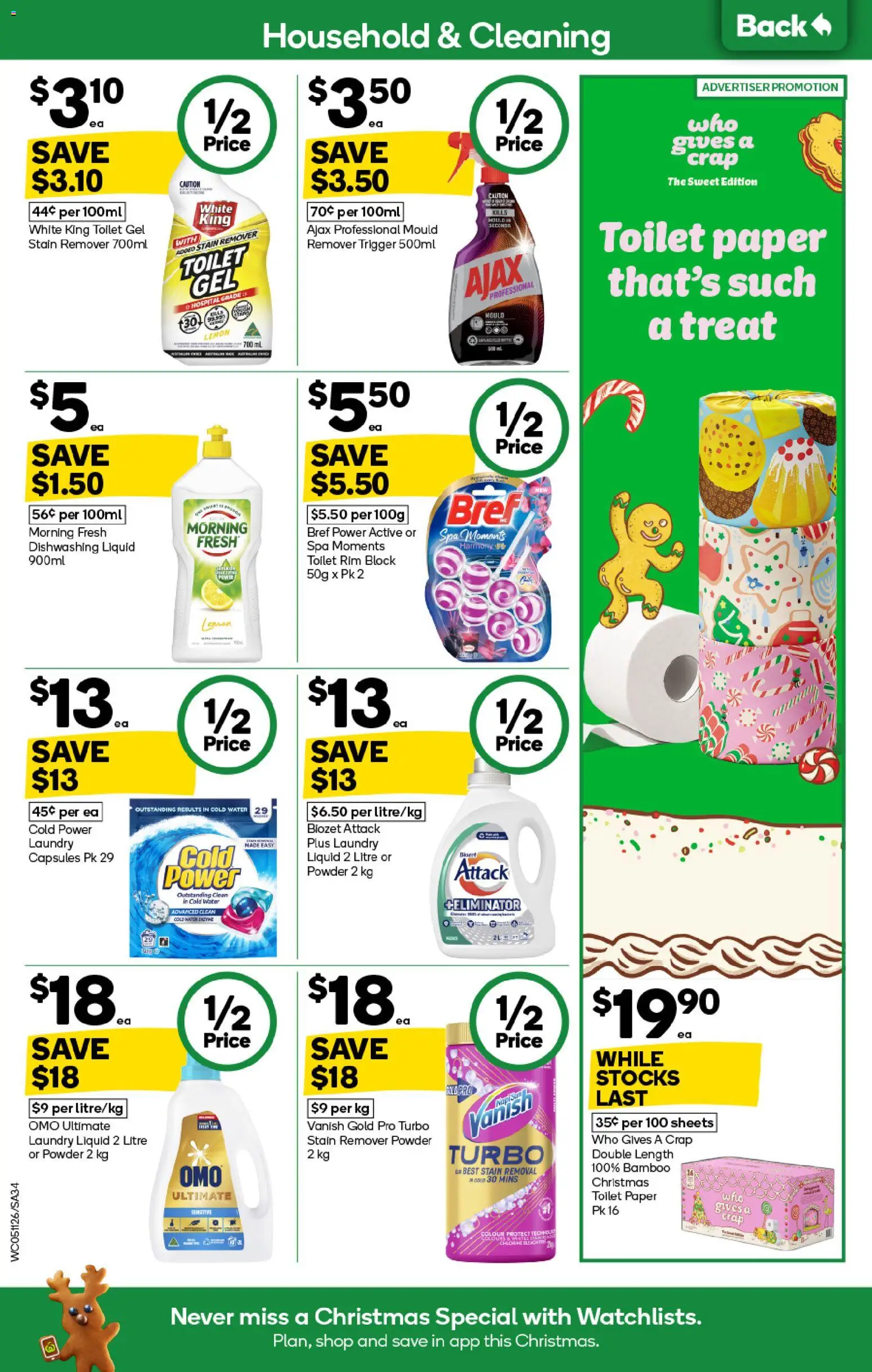 Woolworths catalogue - valid from 05.11.2025 | Page: 34 | Products: Powder, Water, Lemon, Laundry