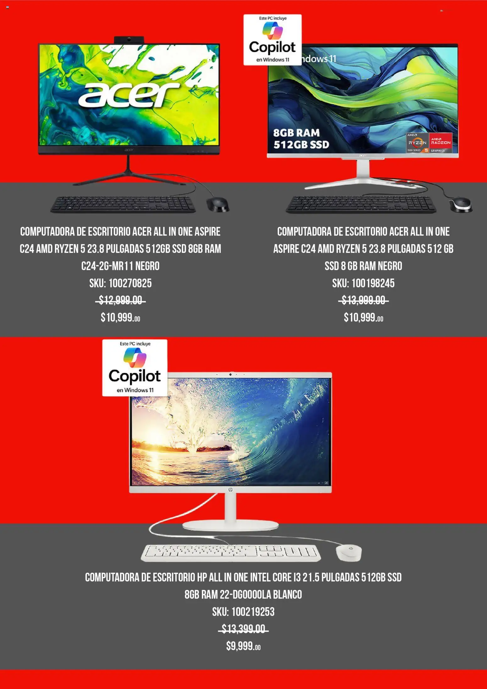 Nuevas ofertas de Office Depot válidas en toda la República Mexicana desde el 28.11.2025. ¡Encuentra las mejores ofertas en Office Depot Black Friday! | Página: 4 | Productos: Computadora, Escritorio