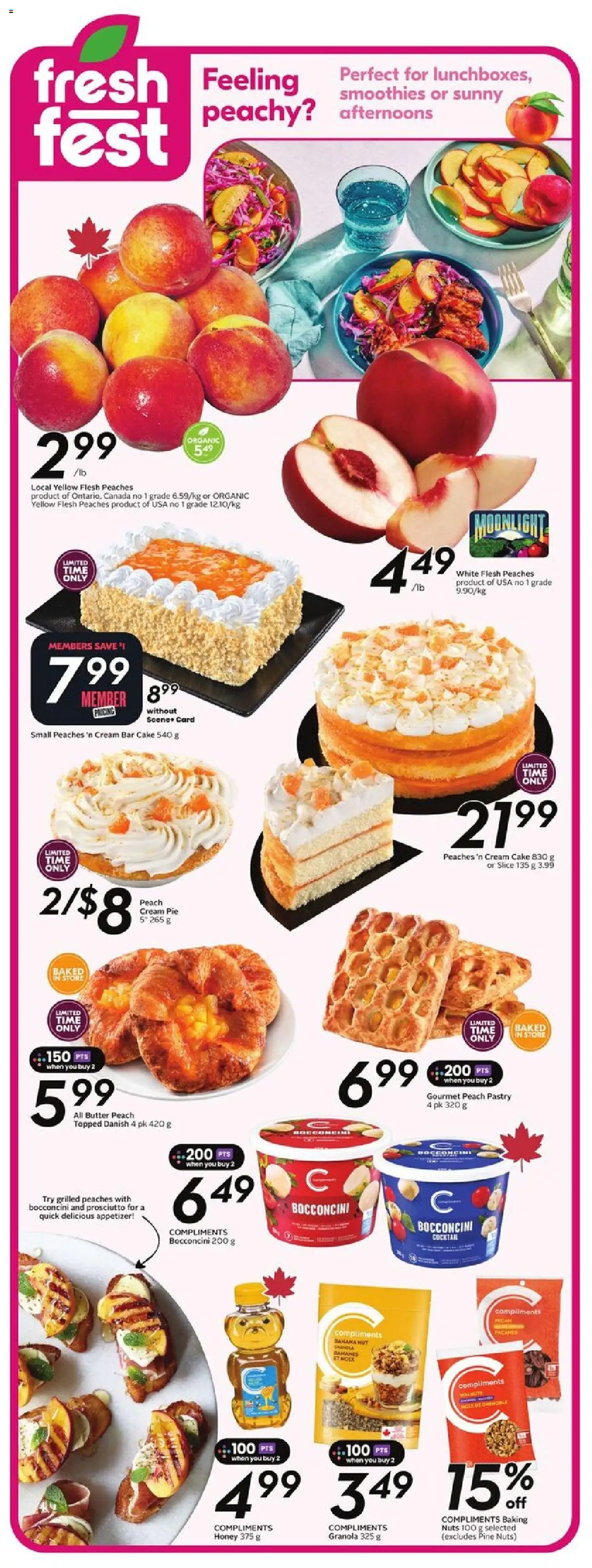 Sobeys flyer valid from 14.08.2025 | Page: 6 | Products: Nuts, Cream