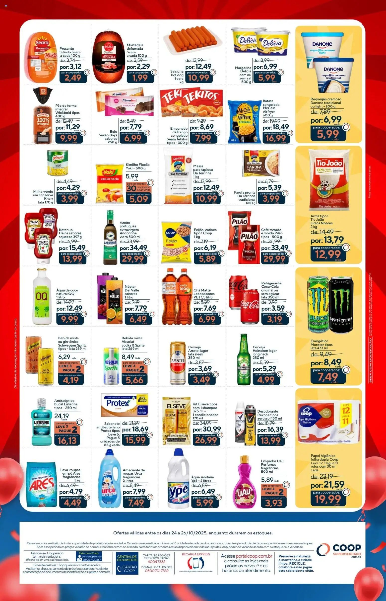 Coop Folheto - válido de 24.10.2025 | Página: 2 | Produtos: Coco, Tapioca, Roupas, Açúcar