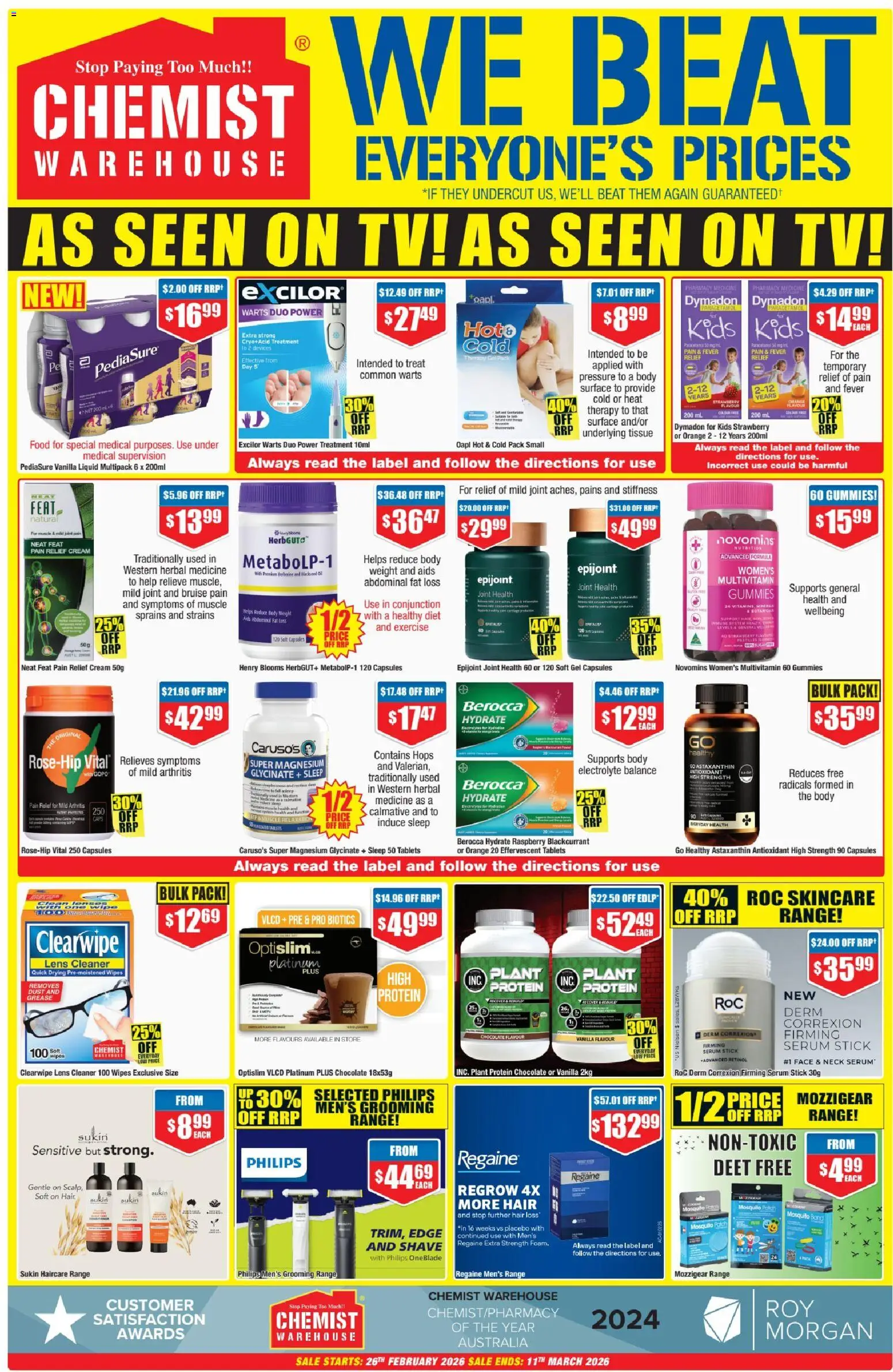Chemist Warehouse catalogue - valid from 26.02.2026 | Page: 3 | Products: Plant, Tv, Hair loss, Weight